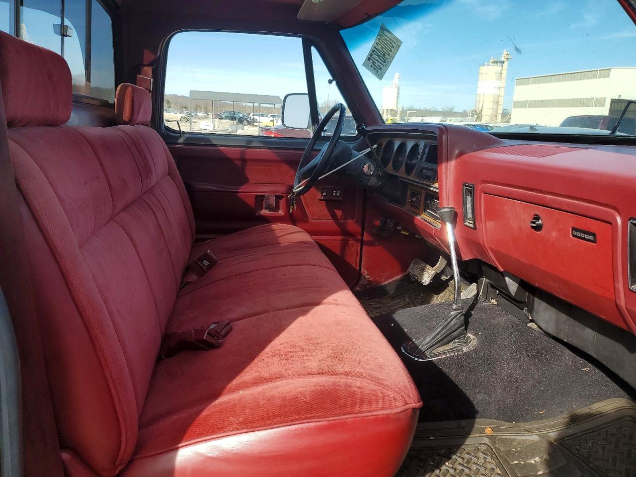 1987 Dodge W-series W100 Gray vin: 1B7HW04T4HS421967