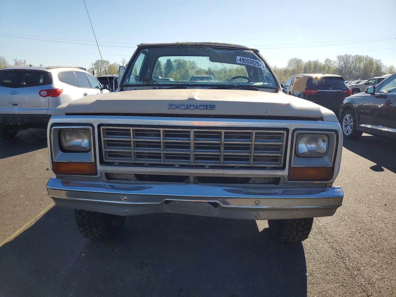 1984 Dodge W-series W150 Beige vin: 1B7HW14T7ES368179