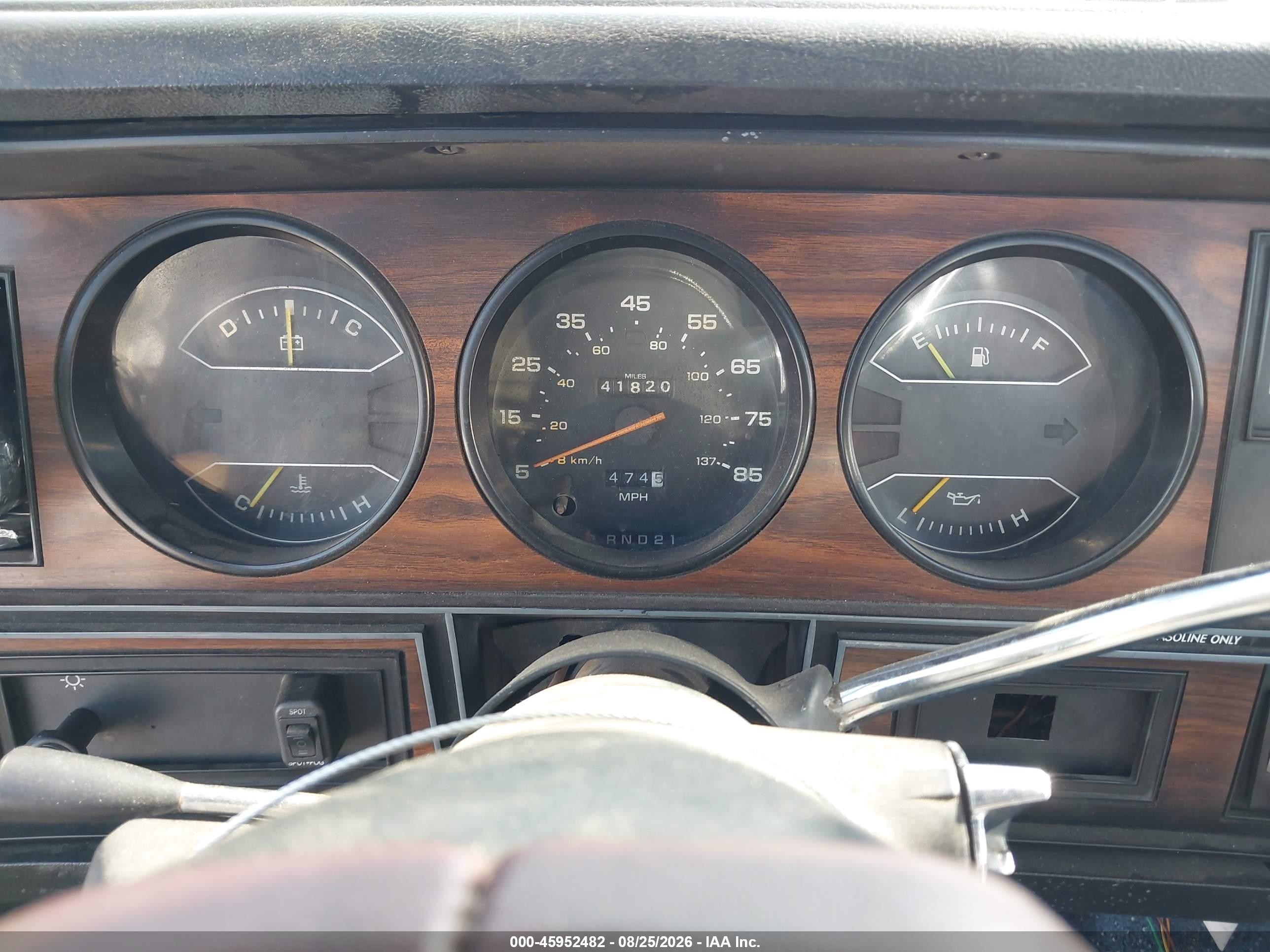 1988 Dodge W-series W150 Orange vin: 1B7HW14W0JS789973