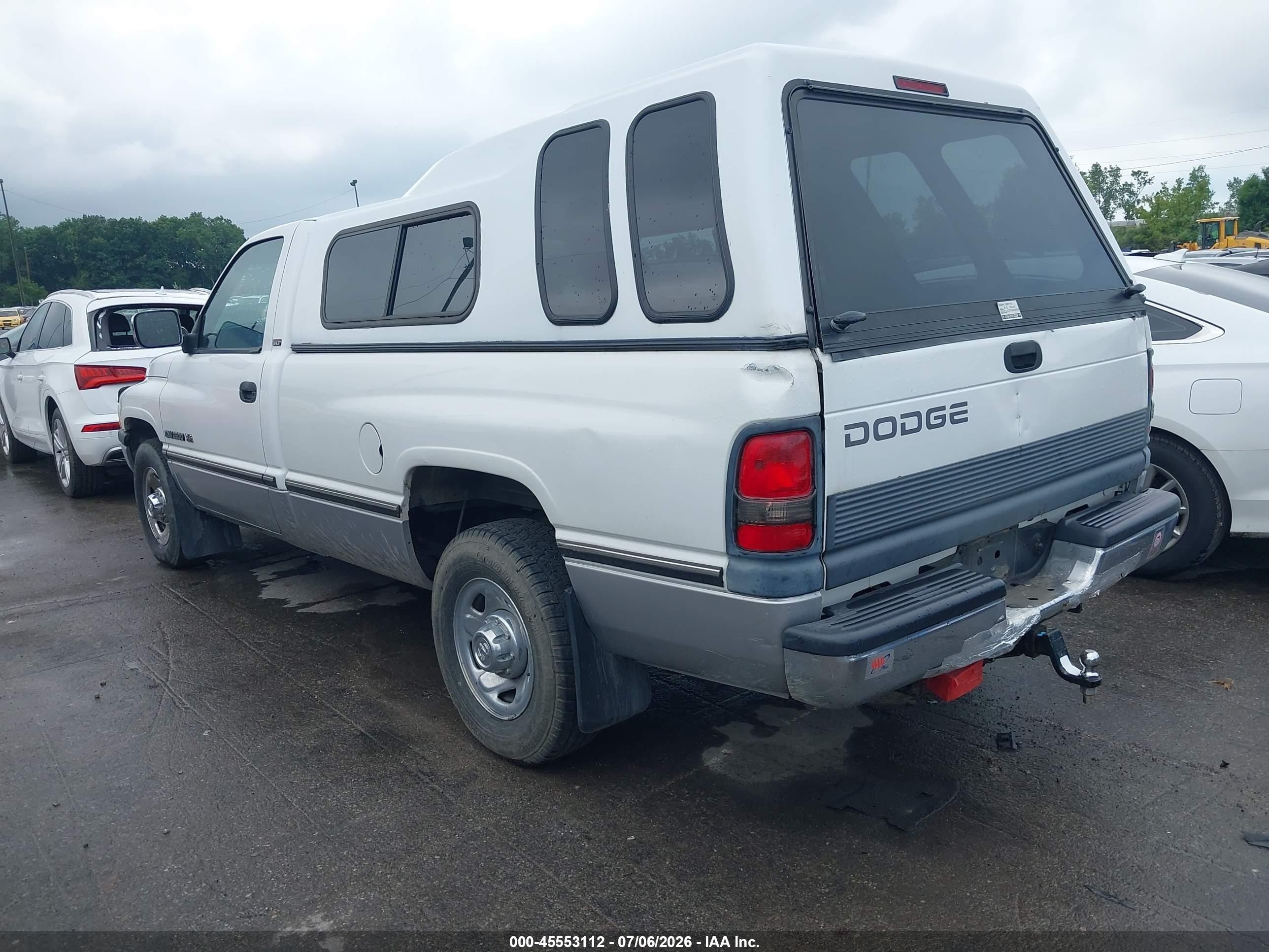 1995 Dodge Ram 2500   White vin: 1B7JC26Z8SS248503