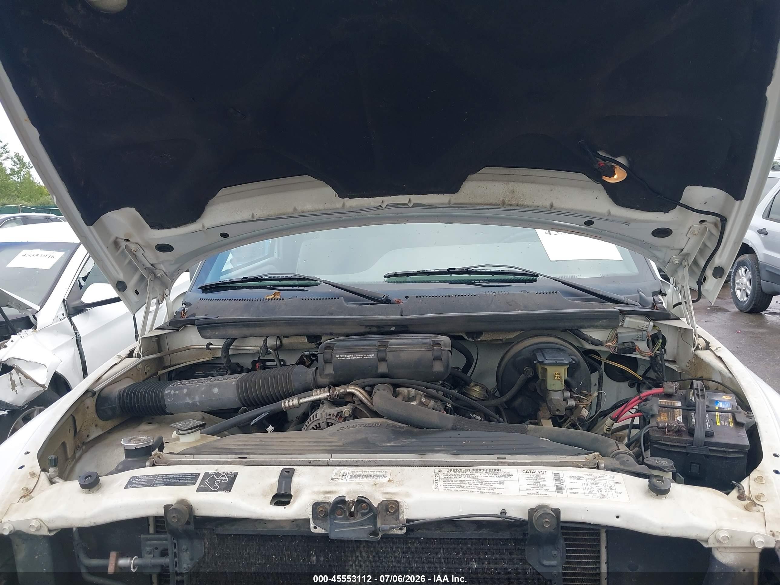 1995 Dodge Ram 2500   White vin: 1B7JC26Z8SS248503
