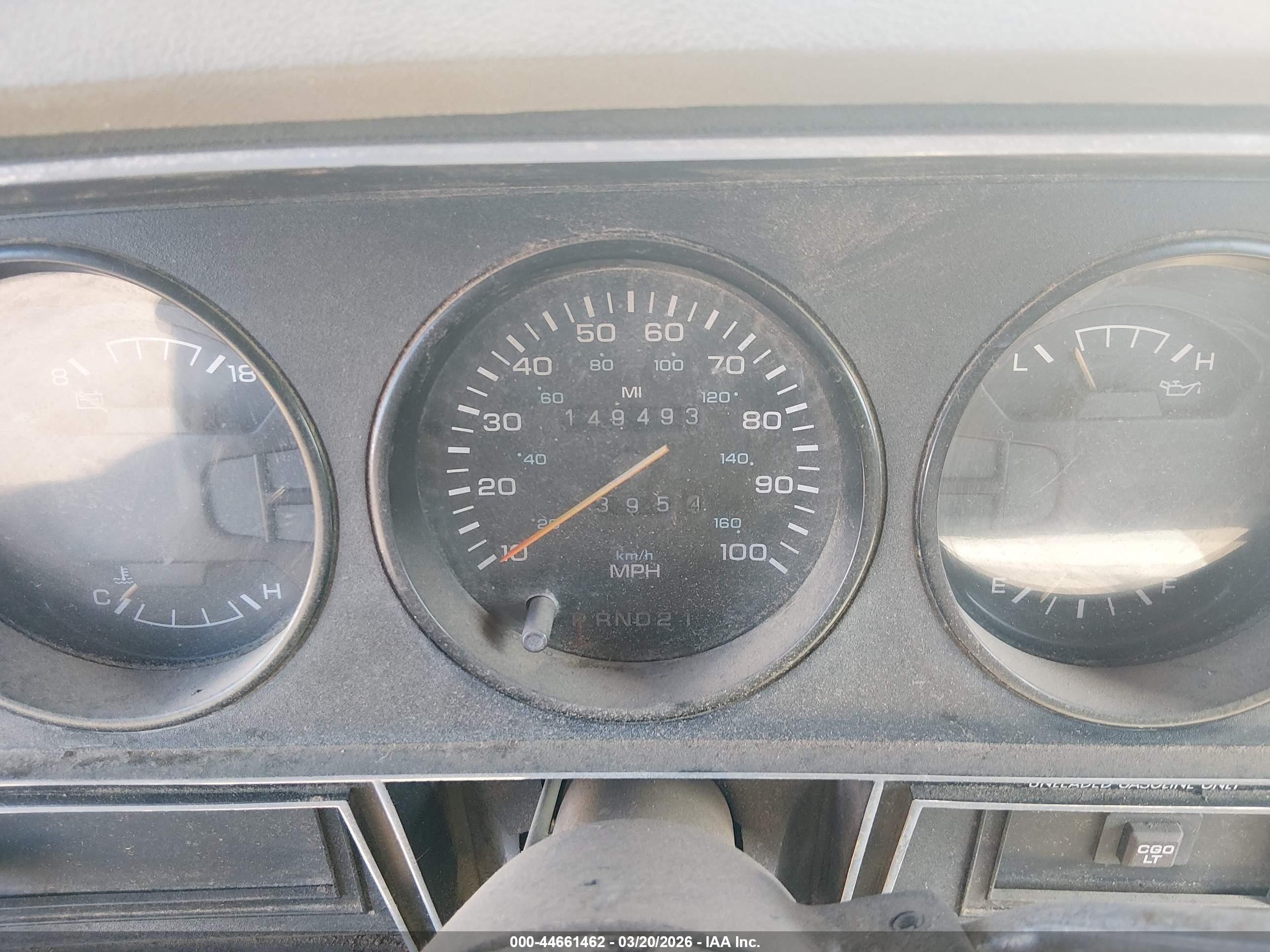 1990 Dodge D-series D200/d250 Белый vin: 1B7JE26Y0LS765264