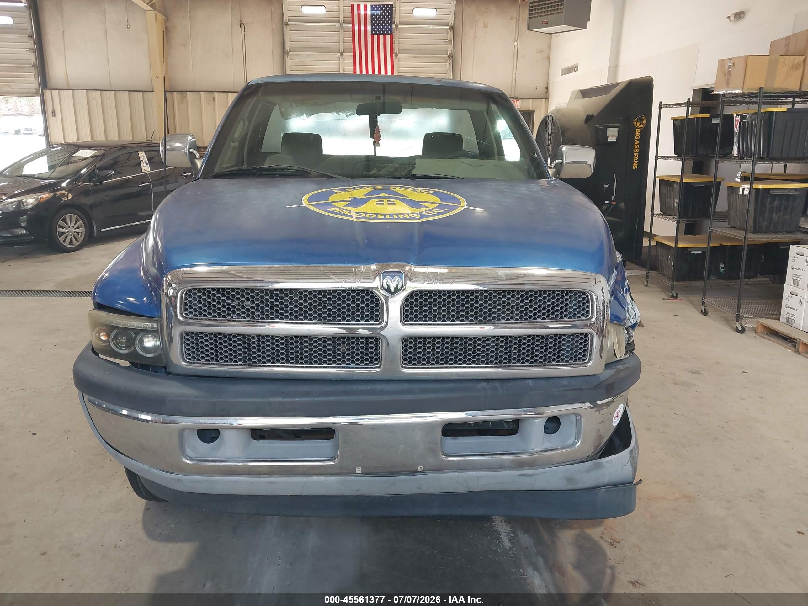 1995 Dodge Ram 2500 Синий vin: 1B7JF26Z0SS331592
