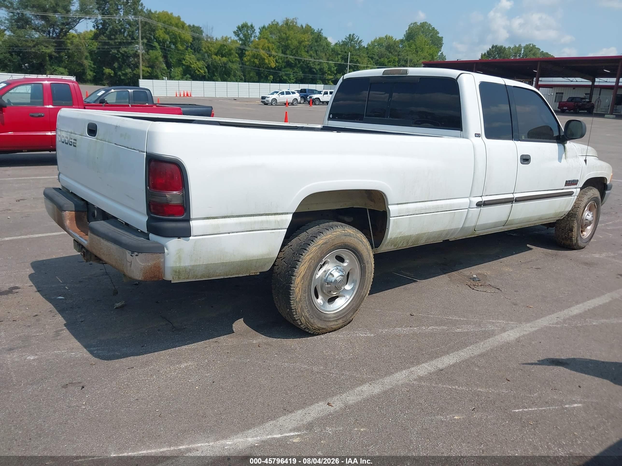 2001 Dodge Ram 2500 St White vin: 1B7KC23651J195200