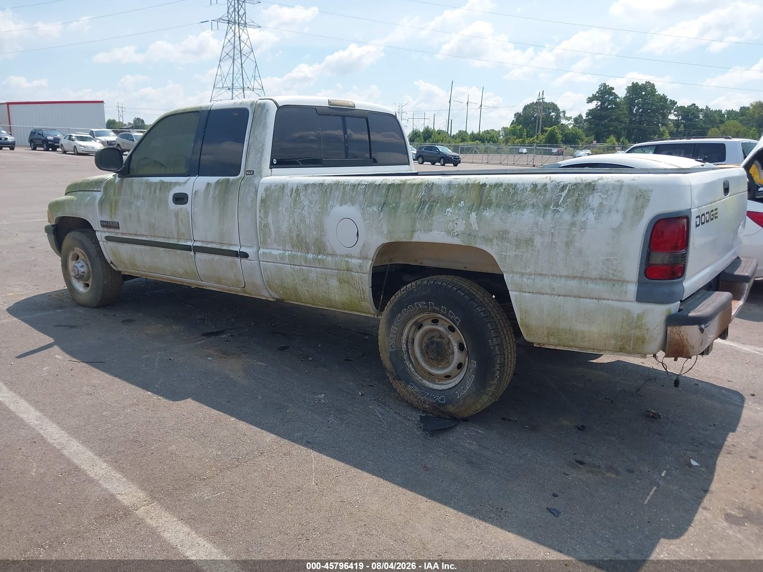 2001 Dodge Ram 2500 St White vin: 1B7KC23651J195200