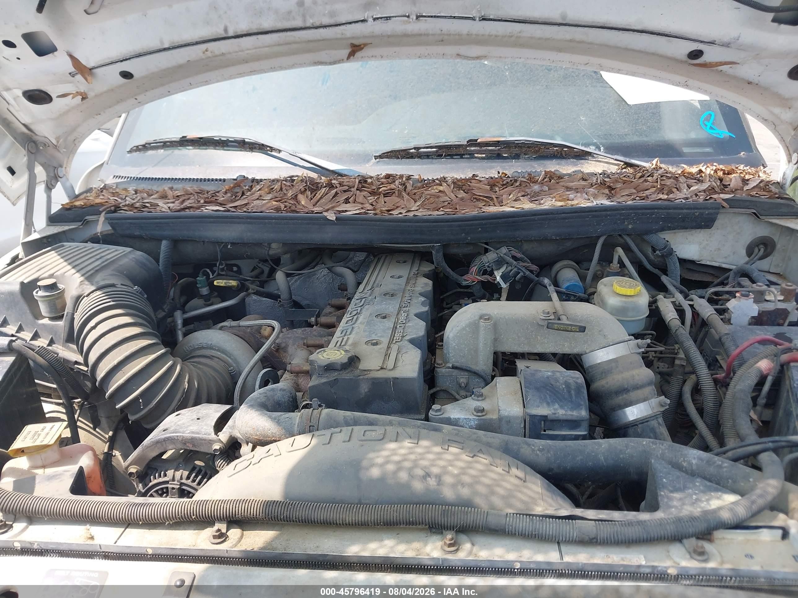 2001 Dodge Ram 2500 St White vin: 1B7KC23651J195200