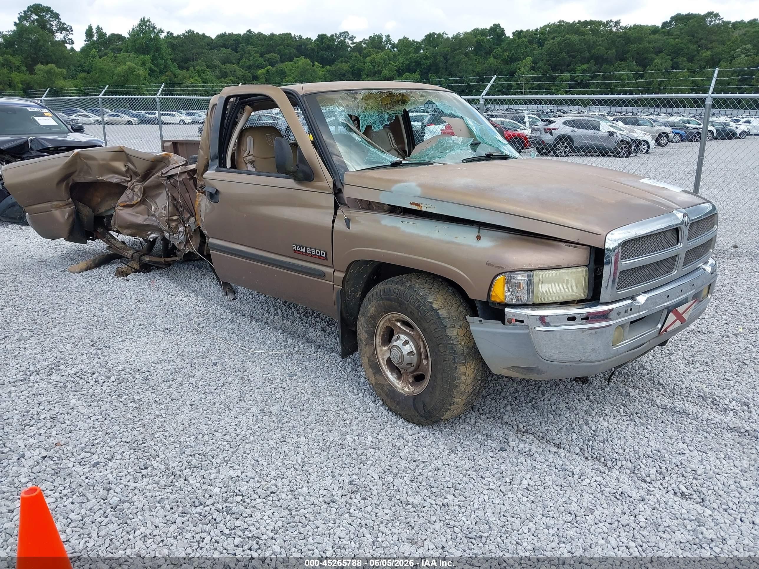 2000 Dodge Ram 2500 St Brown vin: 1B7KC2365YJ178908