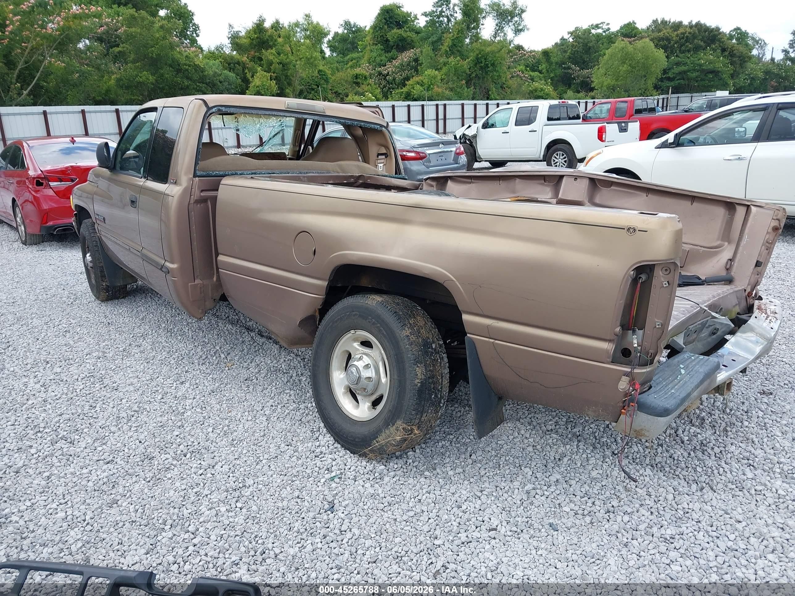 2000 Dodge Ram 2500 St Brown vin: 1B7KC2365YJ178908