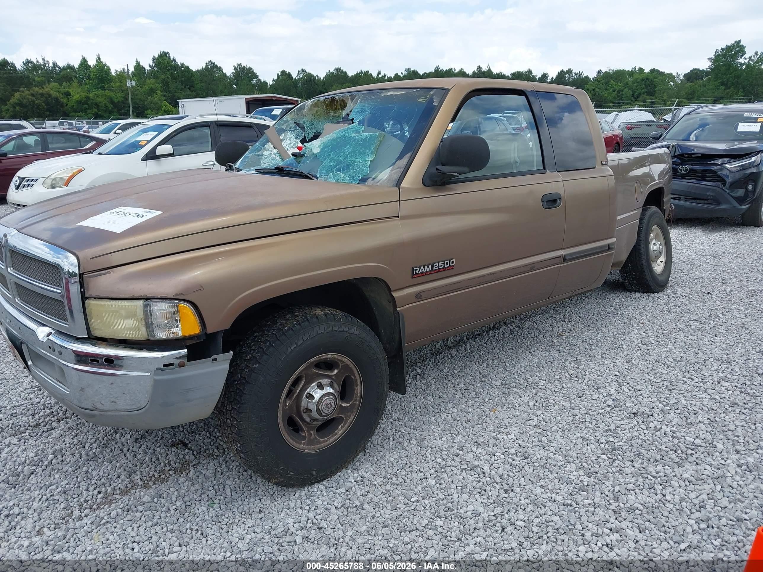 2000 Dodge Ram 2500 St Brown vin: 1B7KC2365YJ178908