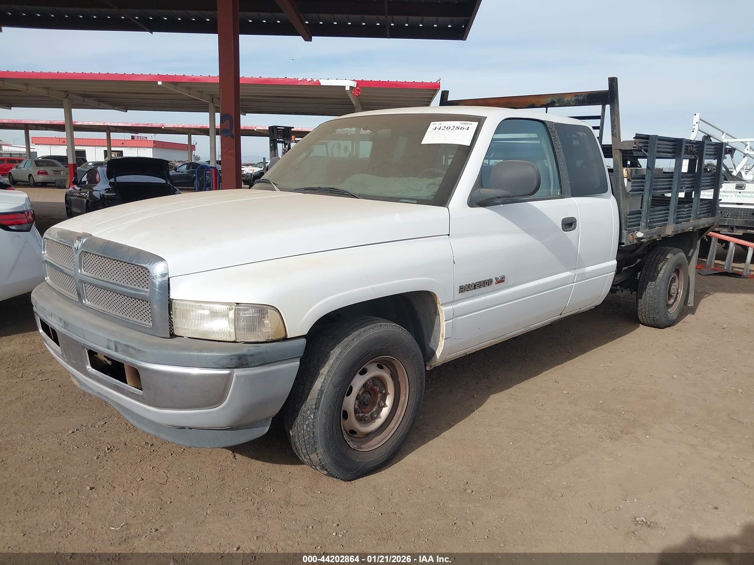 2000 Dodge Ram 2500   White vin: 1B7KC23WOYJ159604
