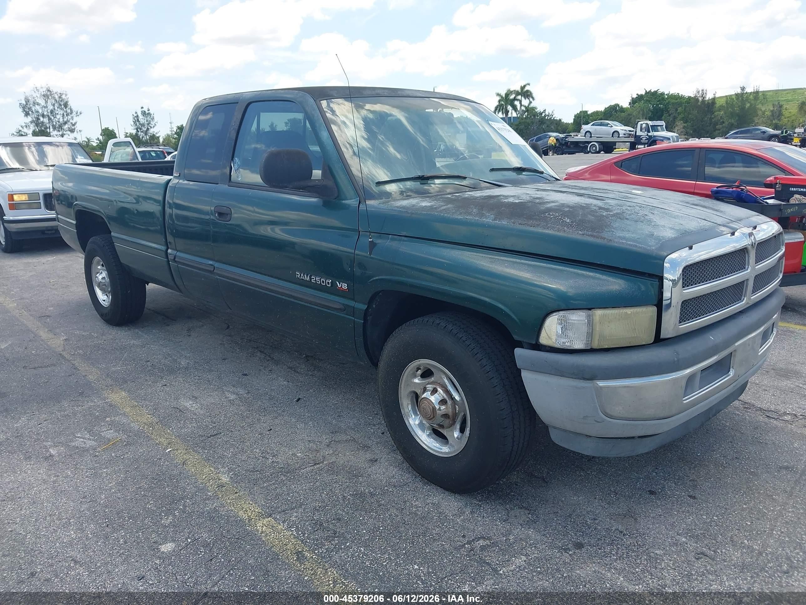 2000 Dodge Ram 2500 St Green vin: 1B7KC23Z0YJ114785