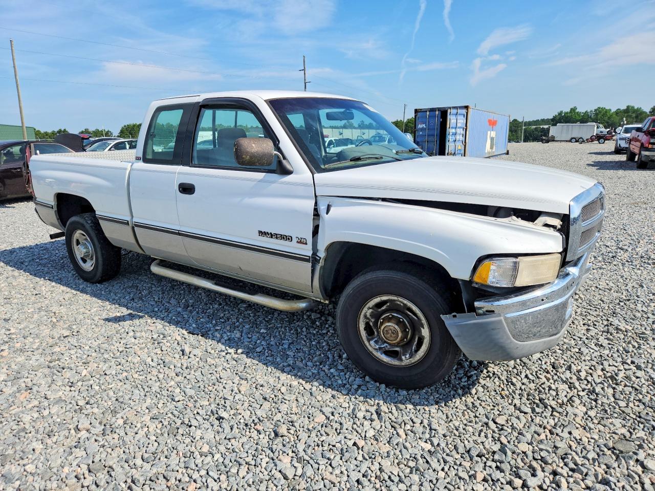 1996 Dodge Ram 2500 White vin: 1B7KC23Z3TJ143917