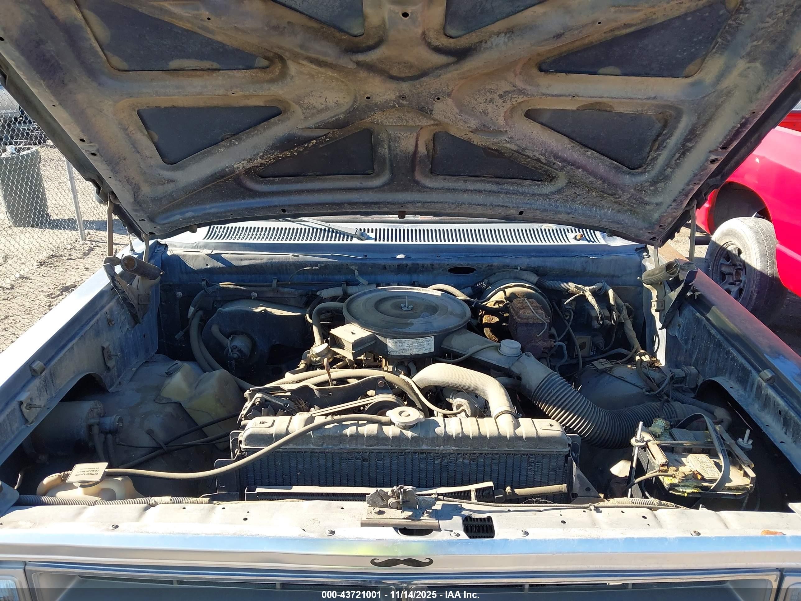 1987 Dodge D-series D200/d250 Серый vin: 1B7KD2452HS396351
