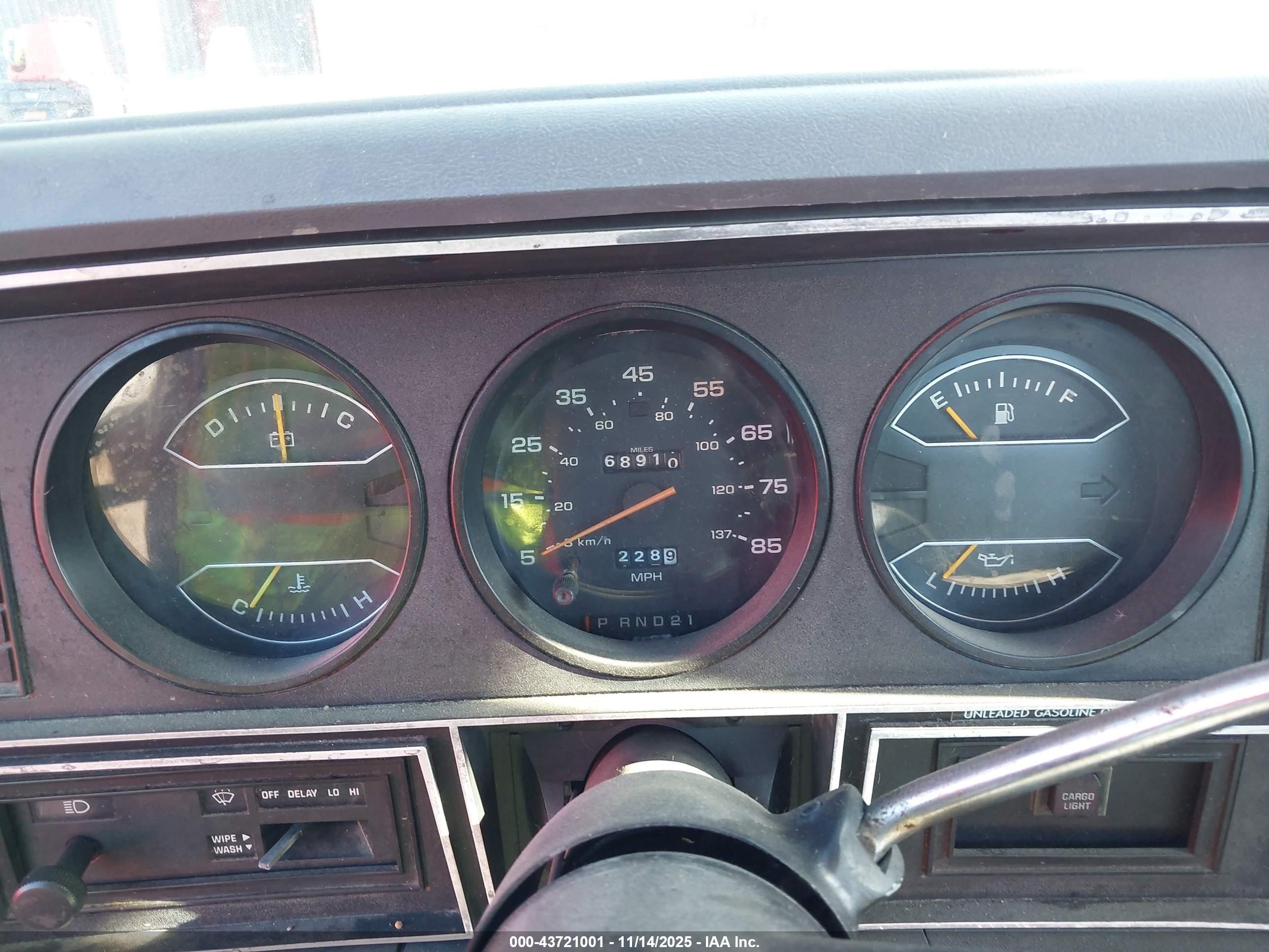 1987 Dodge D-series D200/d250 Серый vin: 1B7KD2452HS396351