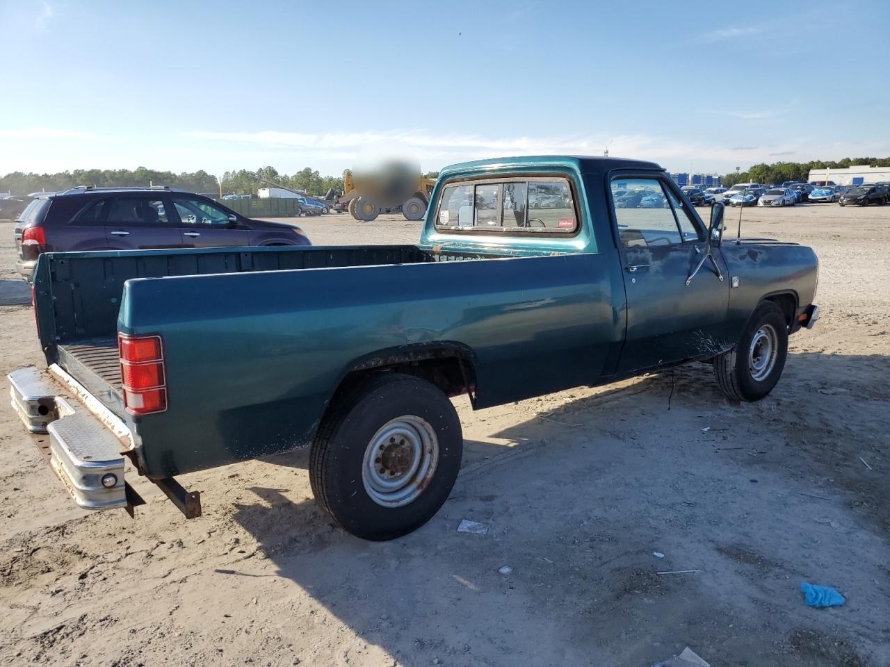 1985 Dodge D-series D300 Green vin: 1B7KD34W7FS621228