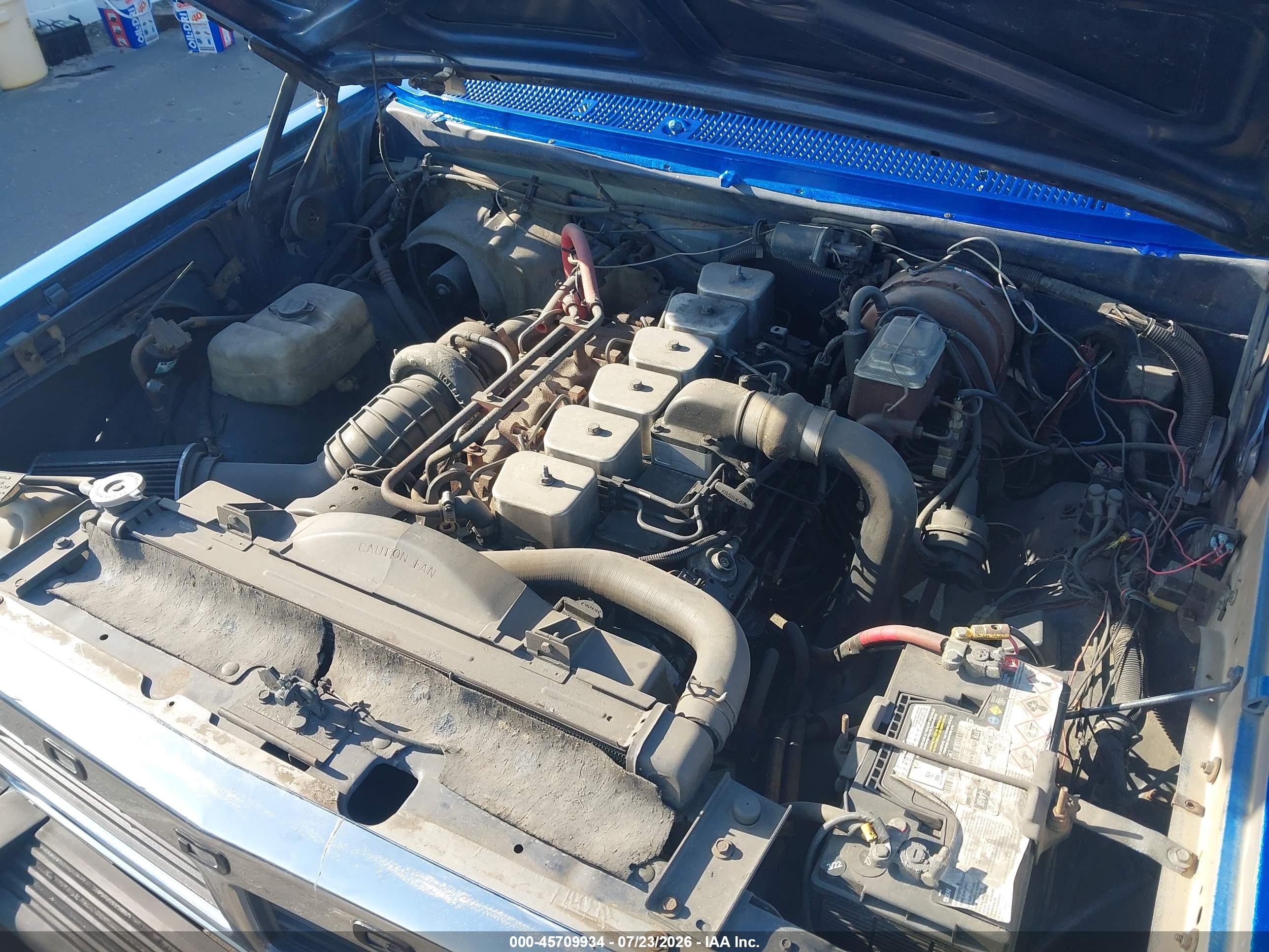1993 Dodge D-series D200/d250 Blue vin: 1B7KE26C8PS118688
