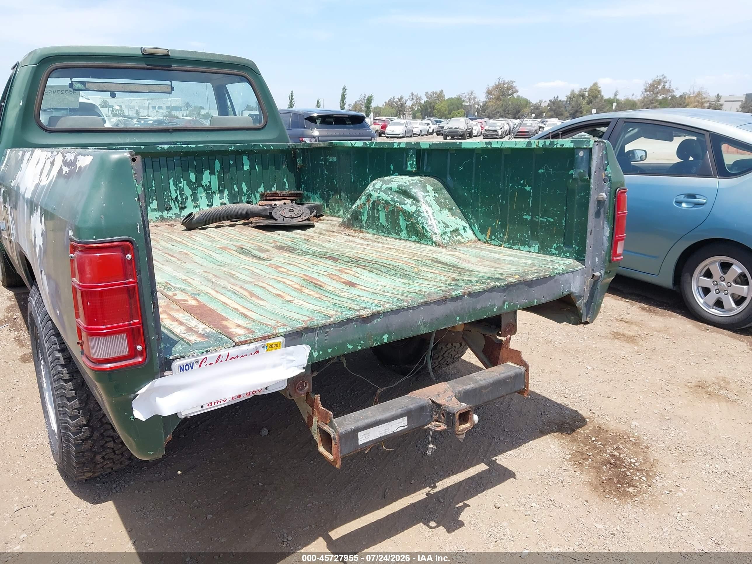 1990 Dodge D-series D200/d250 Зеленый vin: 1B7KE26Z1LS705300