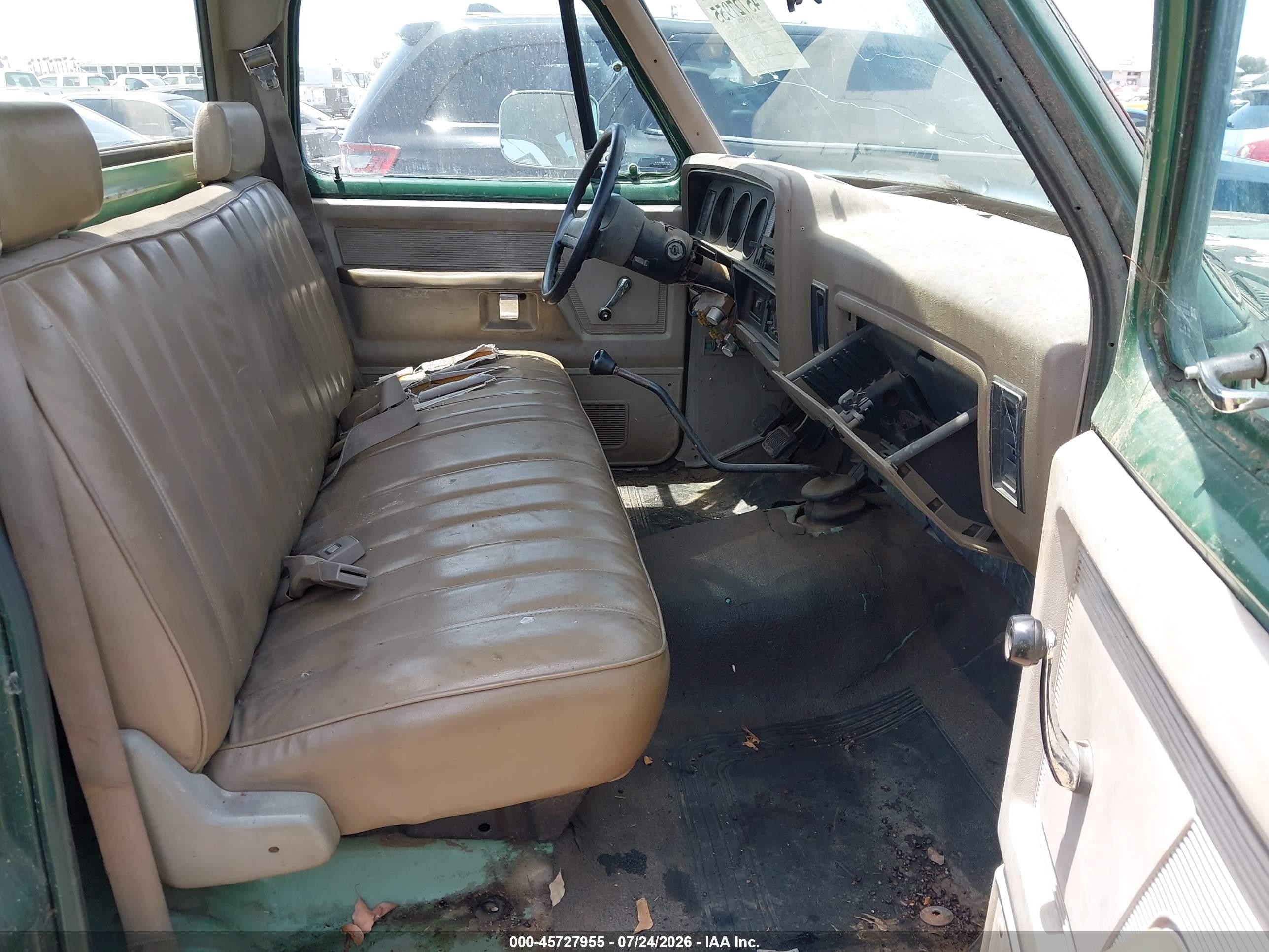 1990 Dodge D-series D200/d250 Зеленый vin: 1B7KE26Z1LS705300
