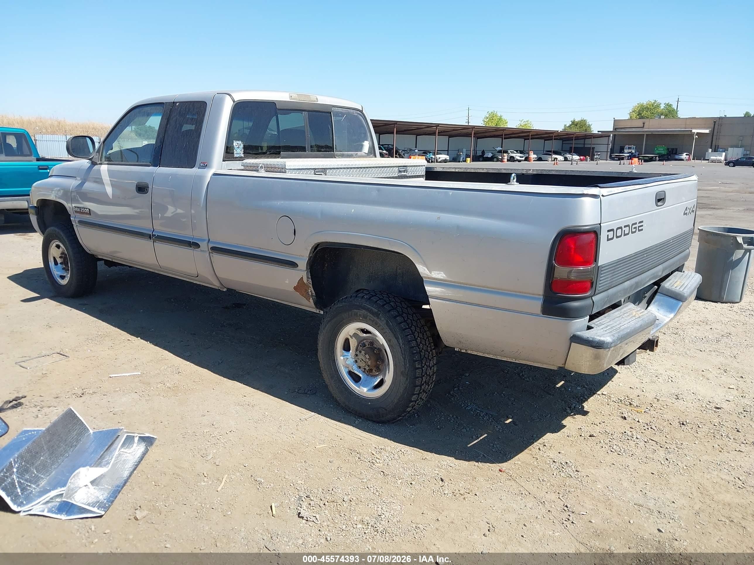 1998 Dodge Ram 2500 St Silver vin: 1B7KF2362WJ255660