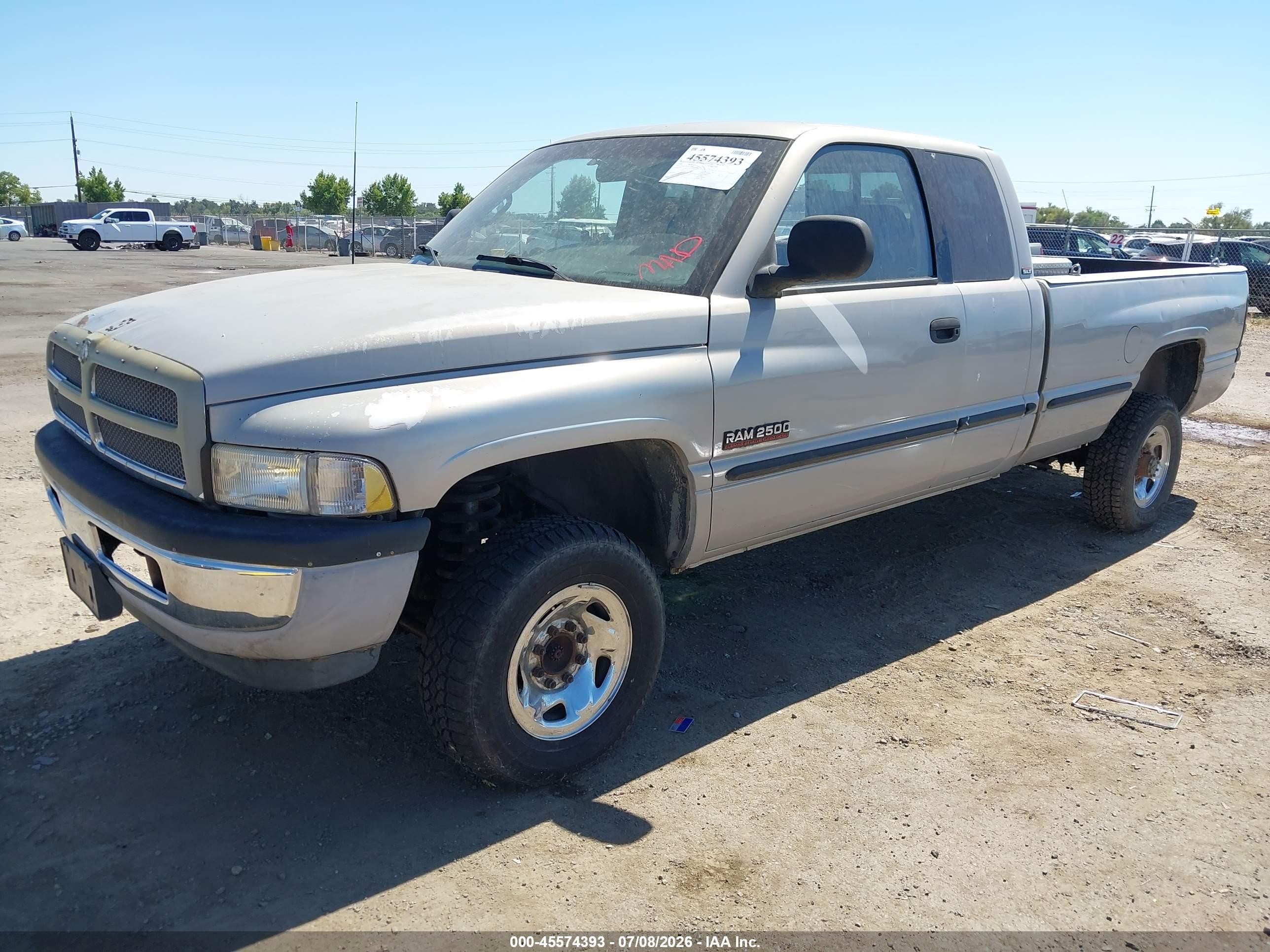 1998 Dodge Ram 2500 St Silver vin: 1B7KF2362WJ255660