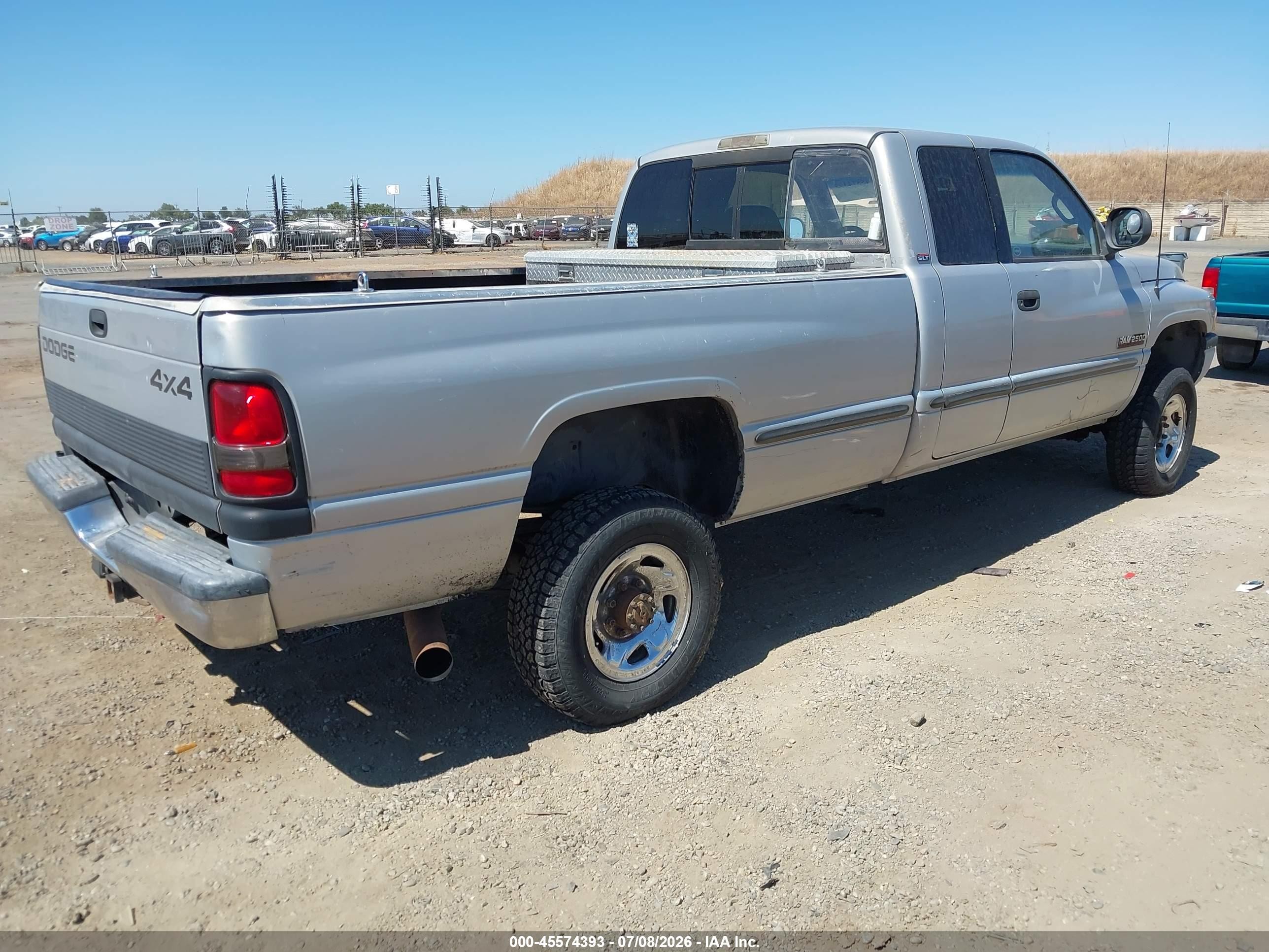 1998 Dodge Ram 2500 St Silver vin: 1B7KF2362WJ255660