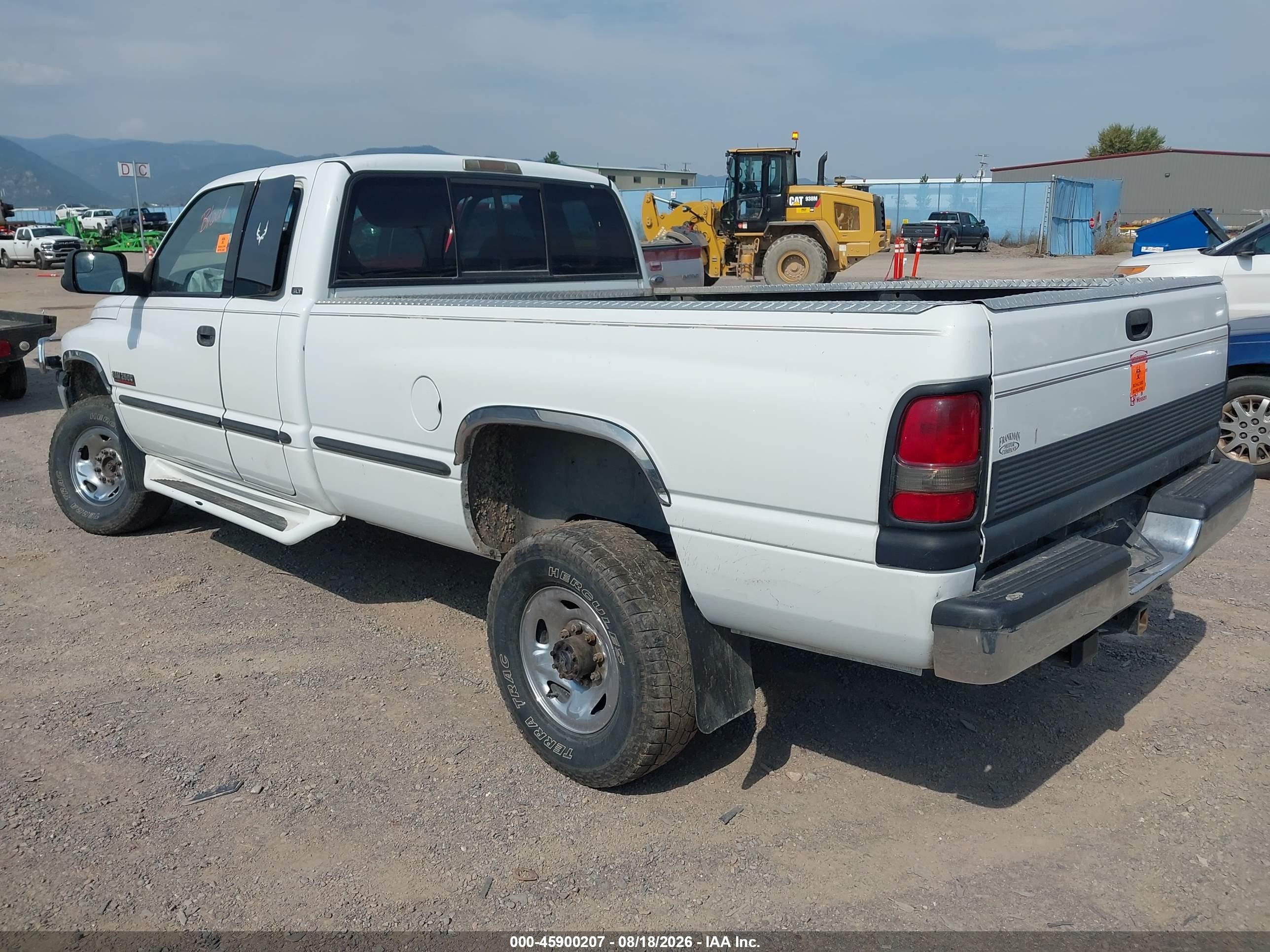 1998 Dodge Ram 2500 St Белый vin: 1B7KF2363WJ229536