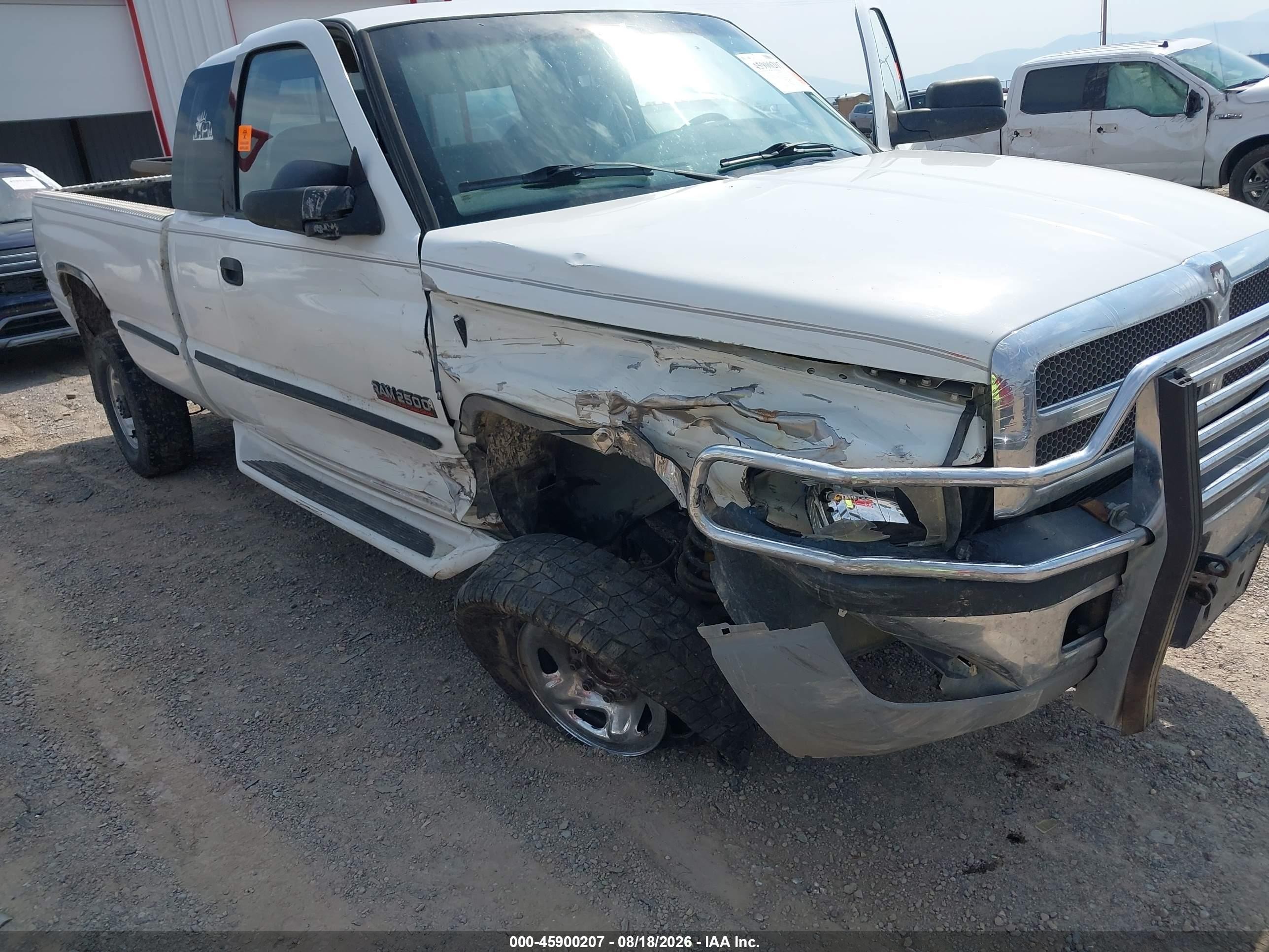 1998 Dodge Ram 2500 St Белый vin: 1B7KF2363WJ229536