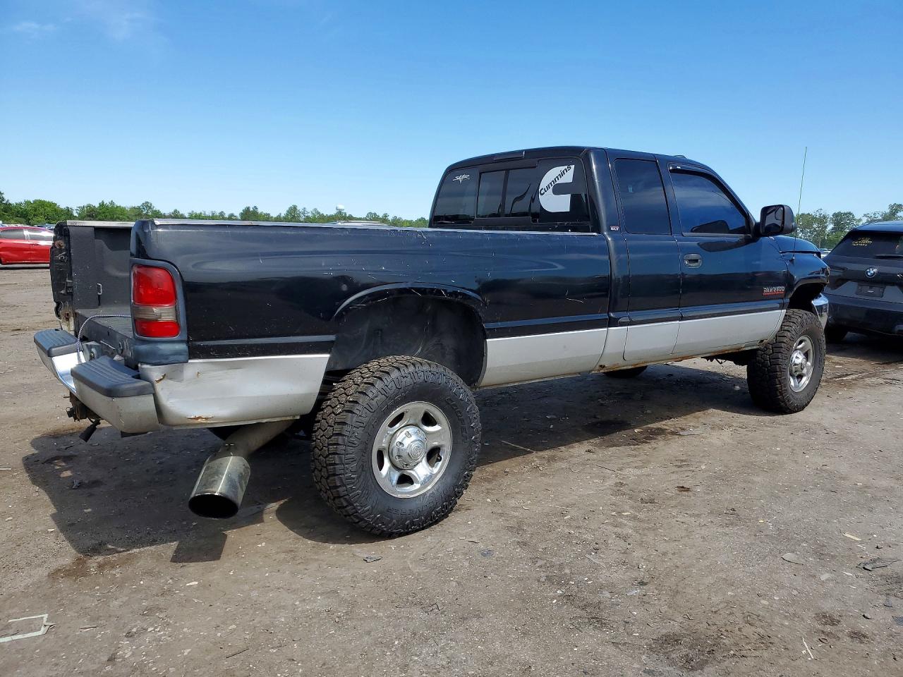 2000 Dodge Ram 2500 Черный vin: 1B7KF2363YJ117161