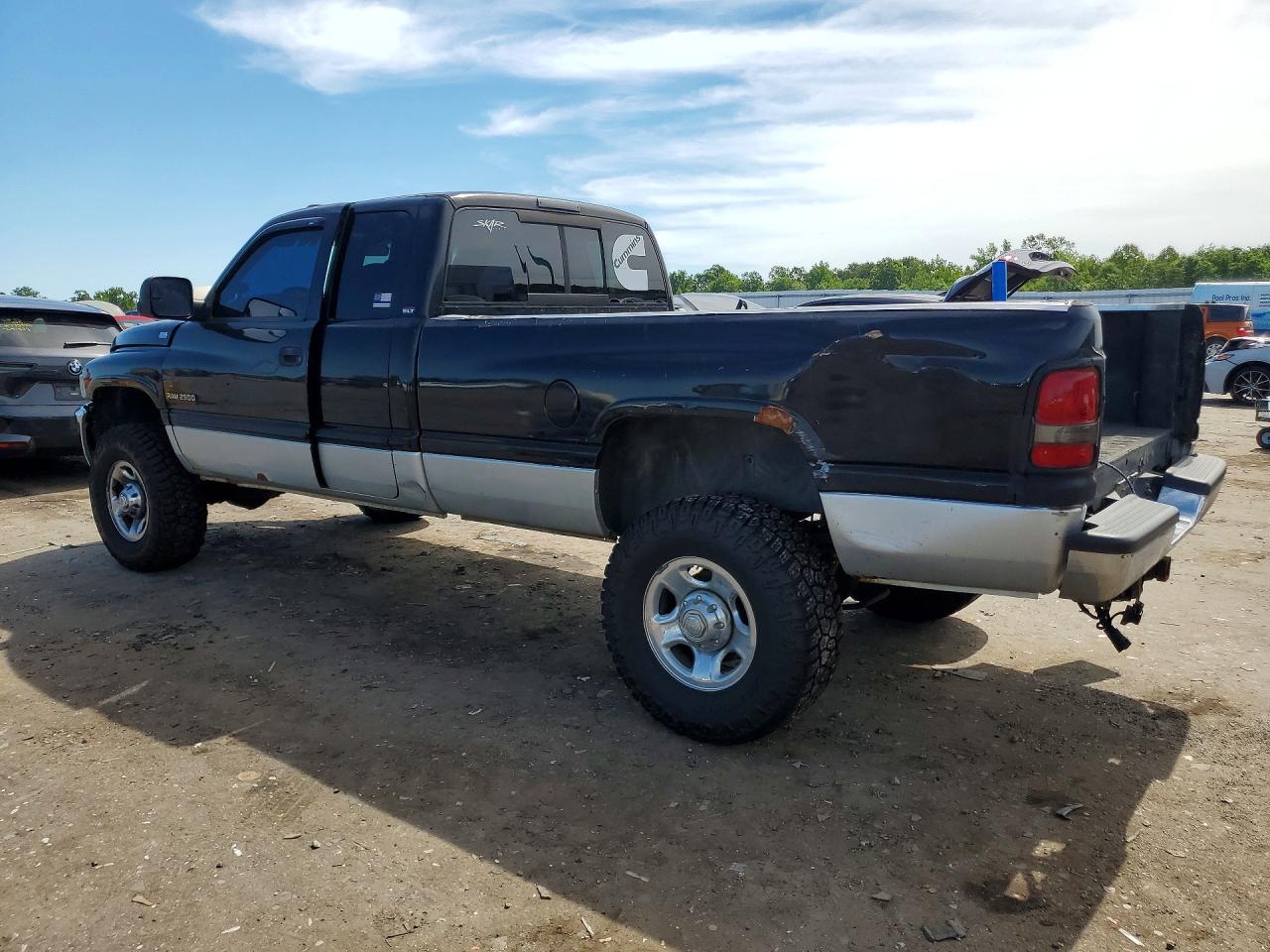 2000 Dodge Ram 2500 Черный vin: 1B7KF2363YJ117161