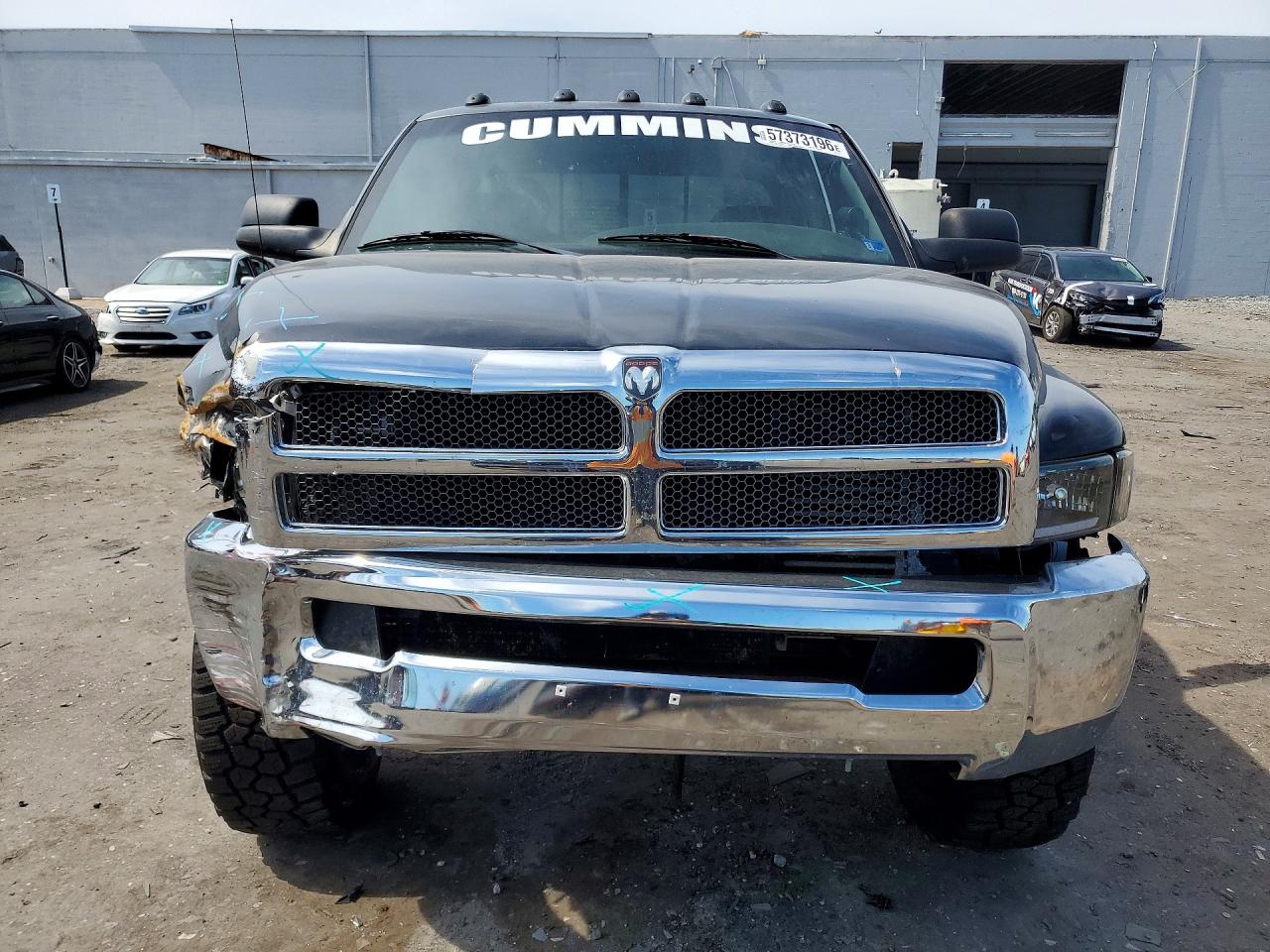 2000 Dodge Ram 2500 Черный vin: 1B7KF2363YJ117161