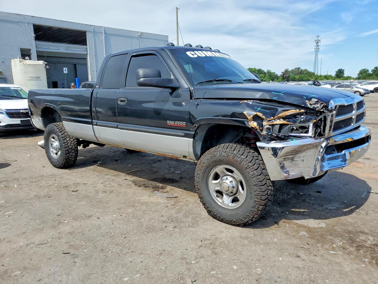 2000 Dodge Ram 2500 Черный vin: 1B7KF2363YJ117161