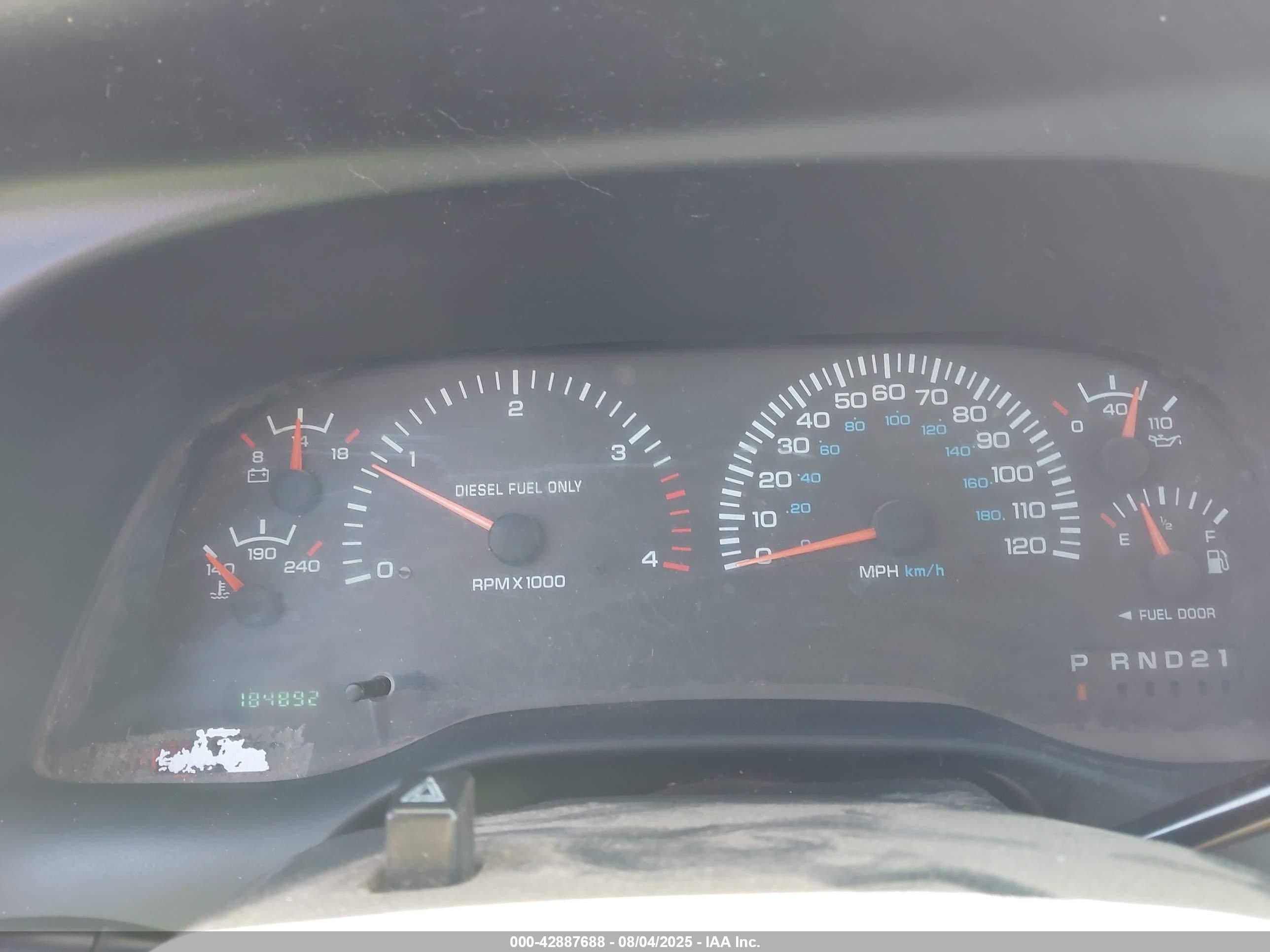 2000 Dodge Ram 2500 St Белый vin: 1B7KF2363YJ144473