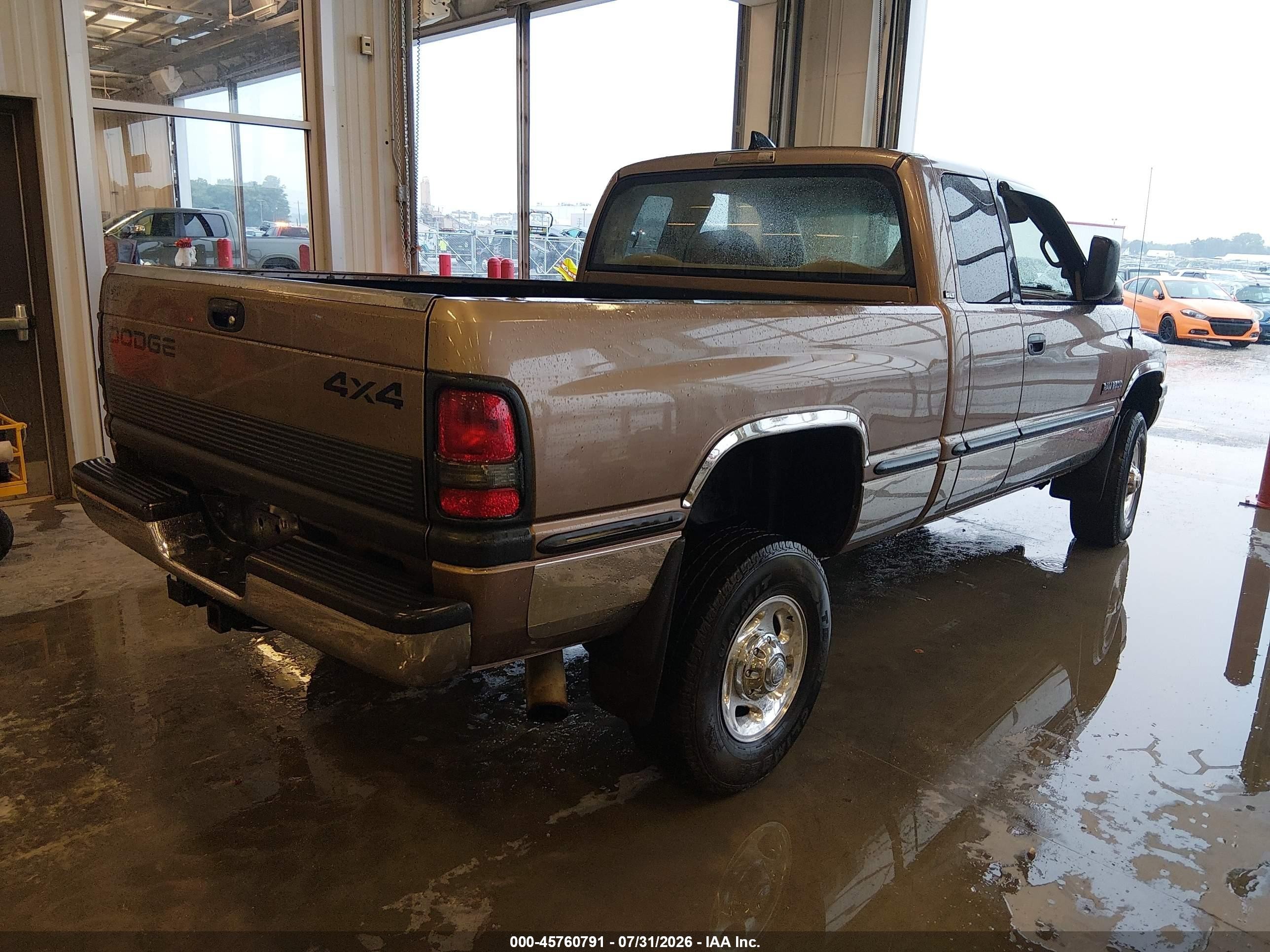 2001 Dodge Ram 2500 St Brown vin: 1B7KF23641J217095