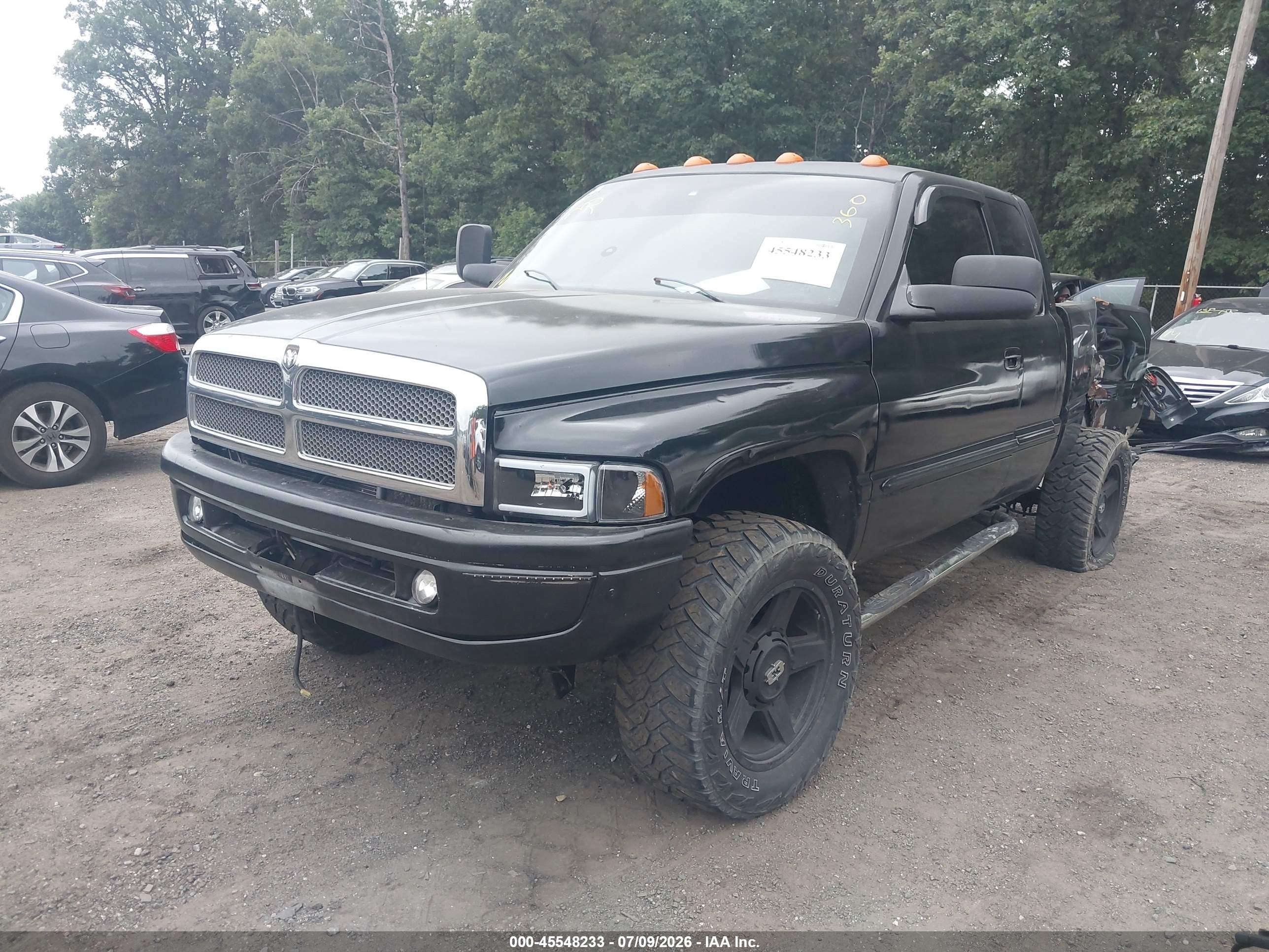 2001 Dodge Ram 2500 St Black vin: 1B7KF23641J515386