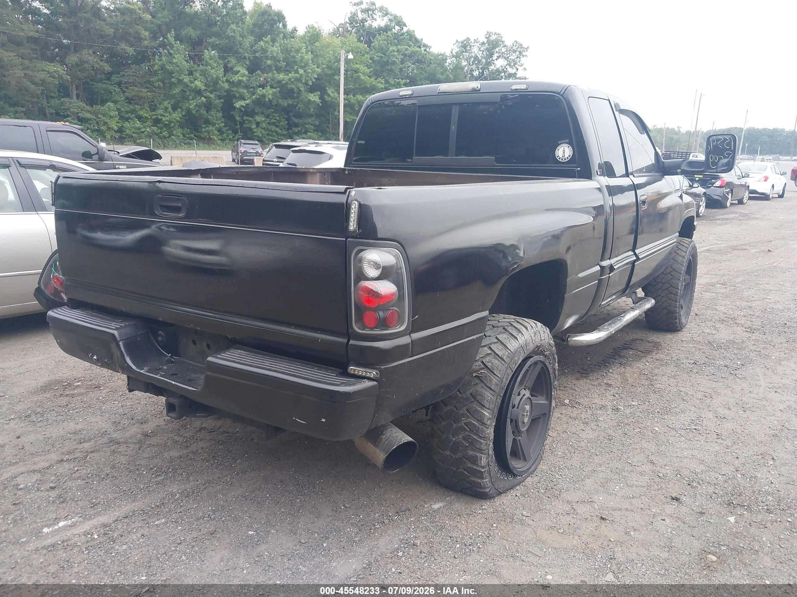 2001 Dodge Ram 2500 St Black vin: 1B7KF23641J515386