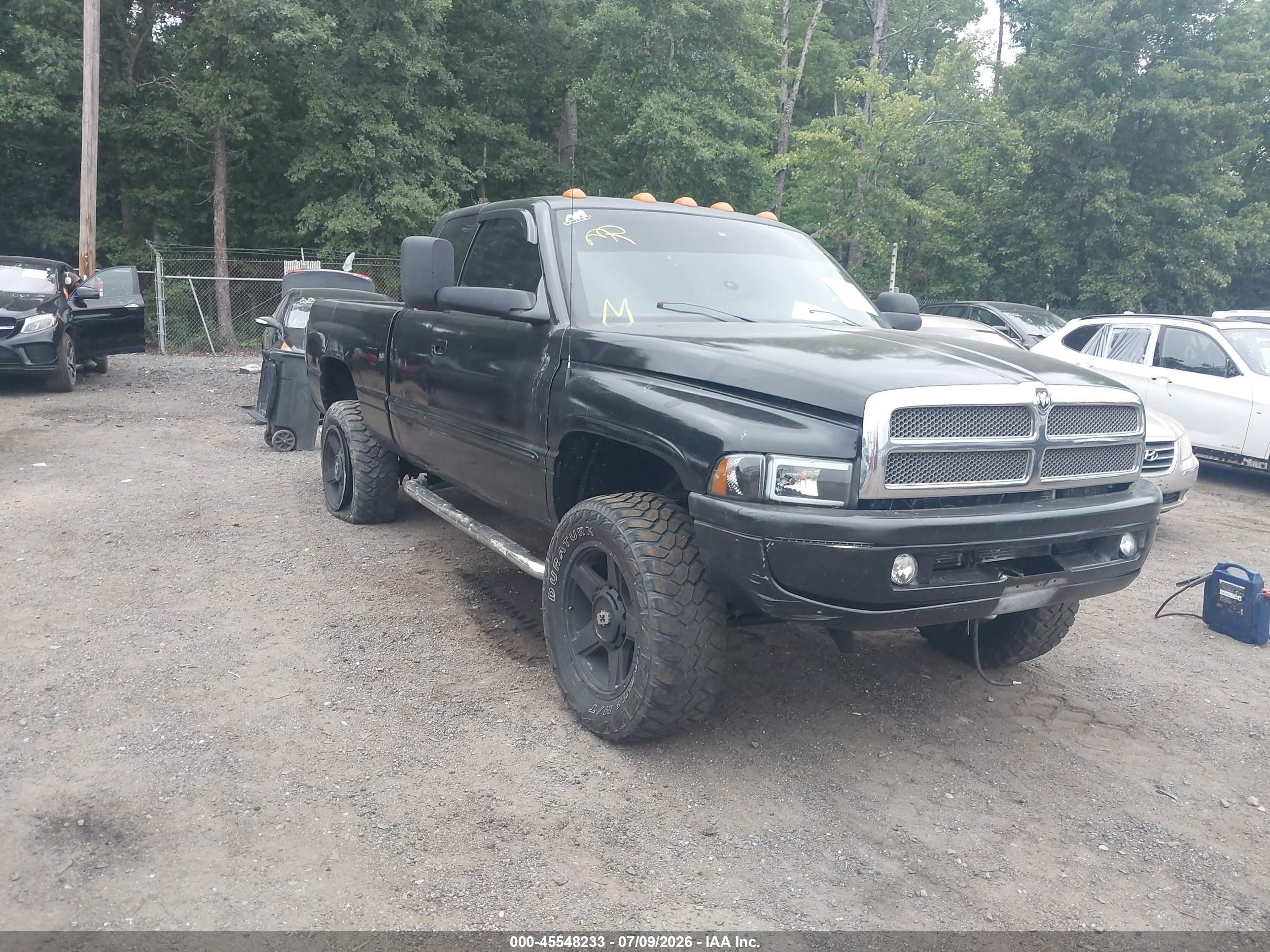 2001 Dodge Ram 2500 St Черный vin: 1B7KF23641J515386