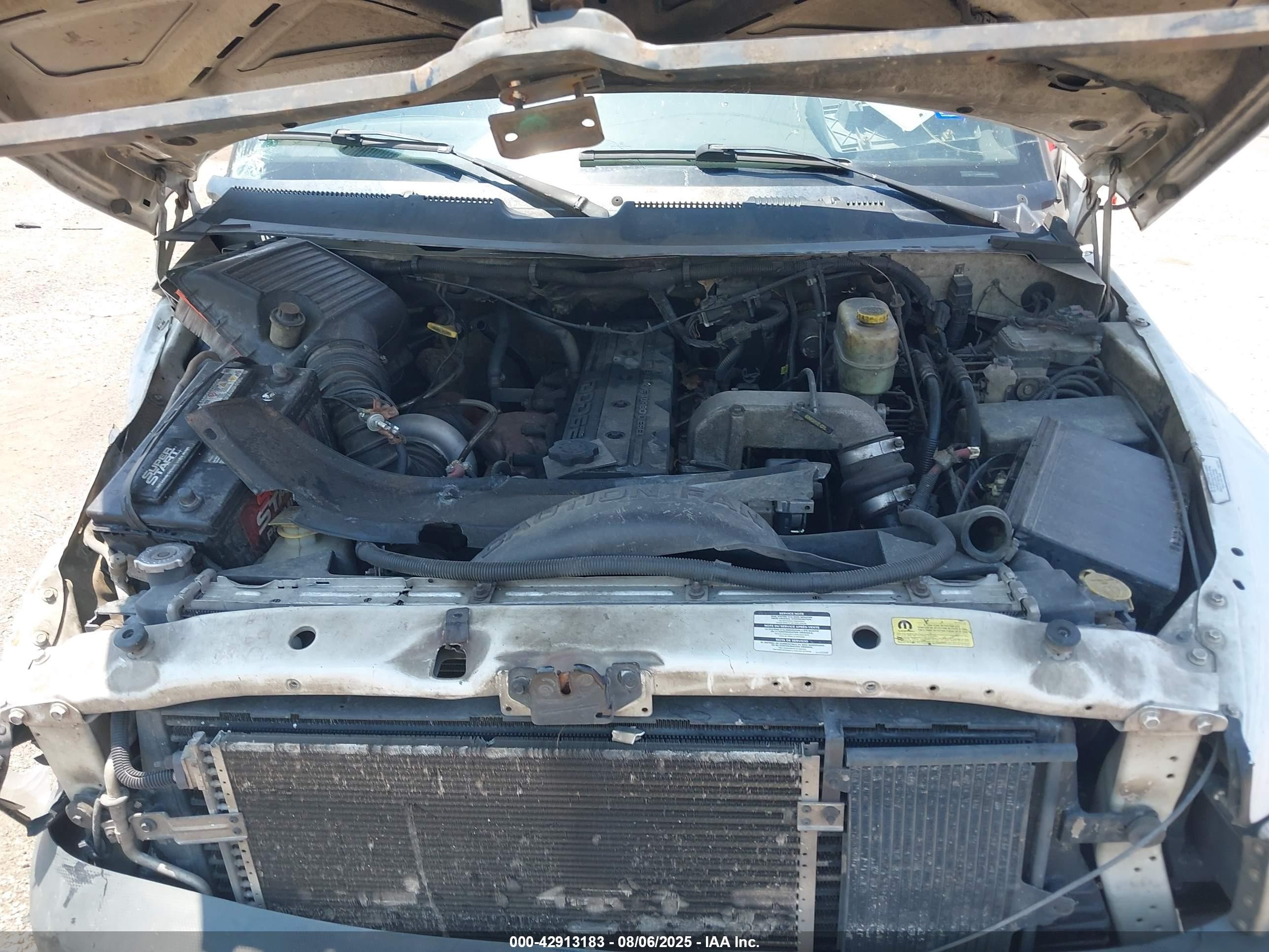 2001 Dodge Ram 2500 St Белый vin: 1B7KF23641J612037