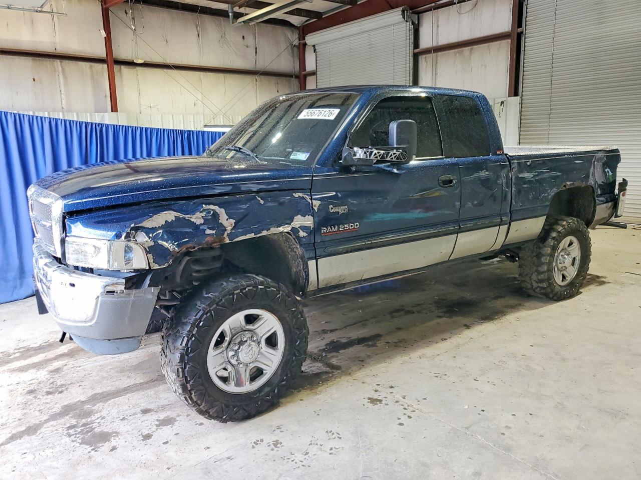 2001 Dodge Ram 2500 Blue vin: 1B7KF23671J291661