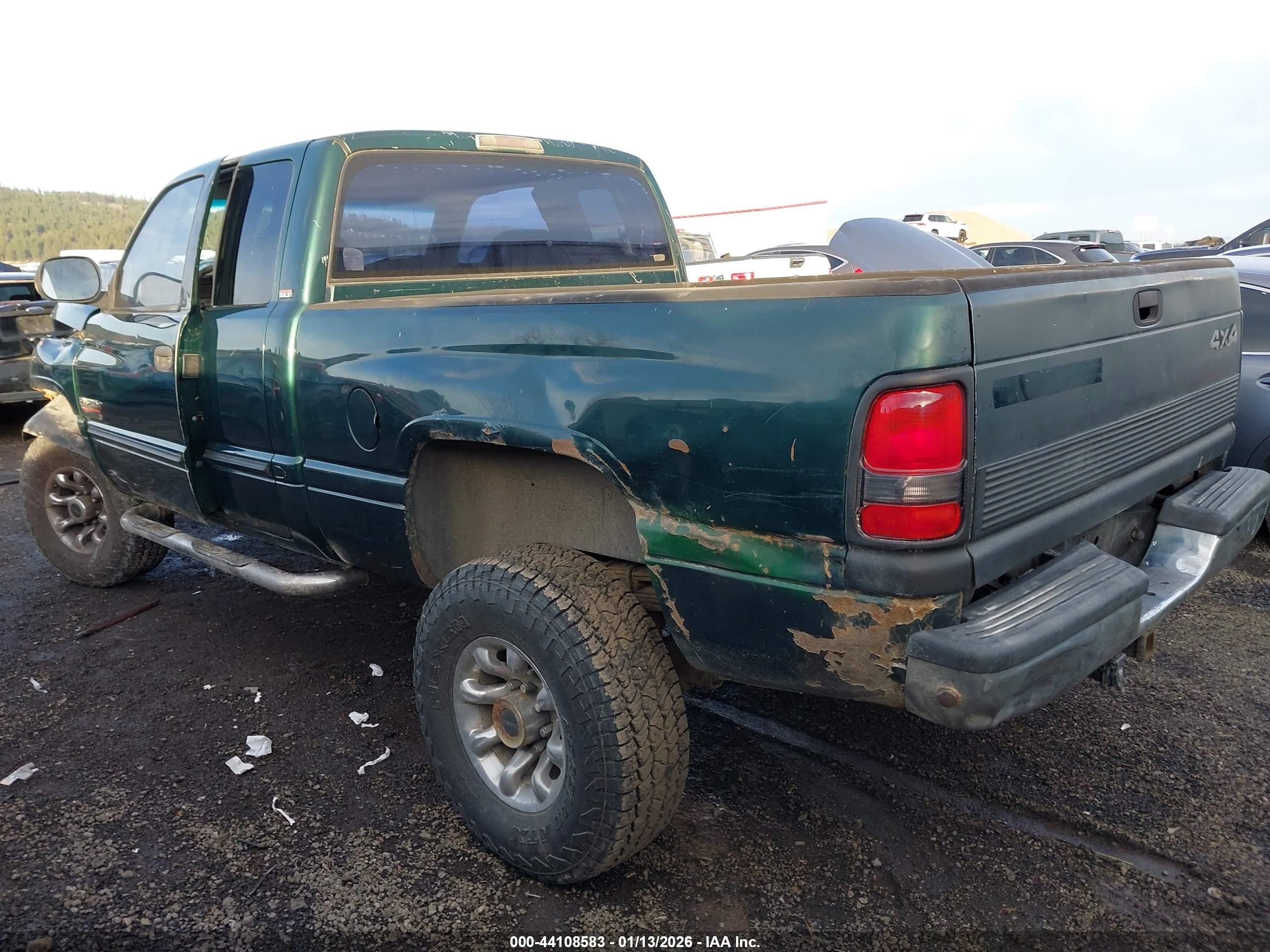 2000 Dodge Ram 2500 St Зеленый vin: 1B7KF2367YJ109905