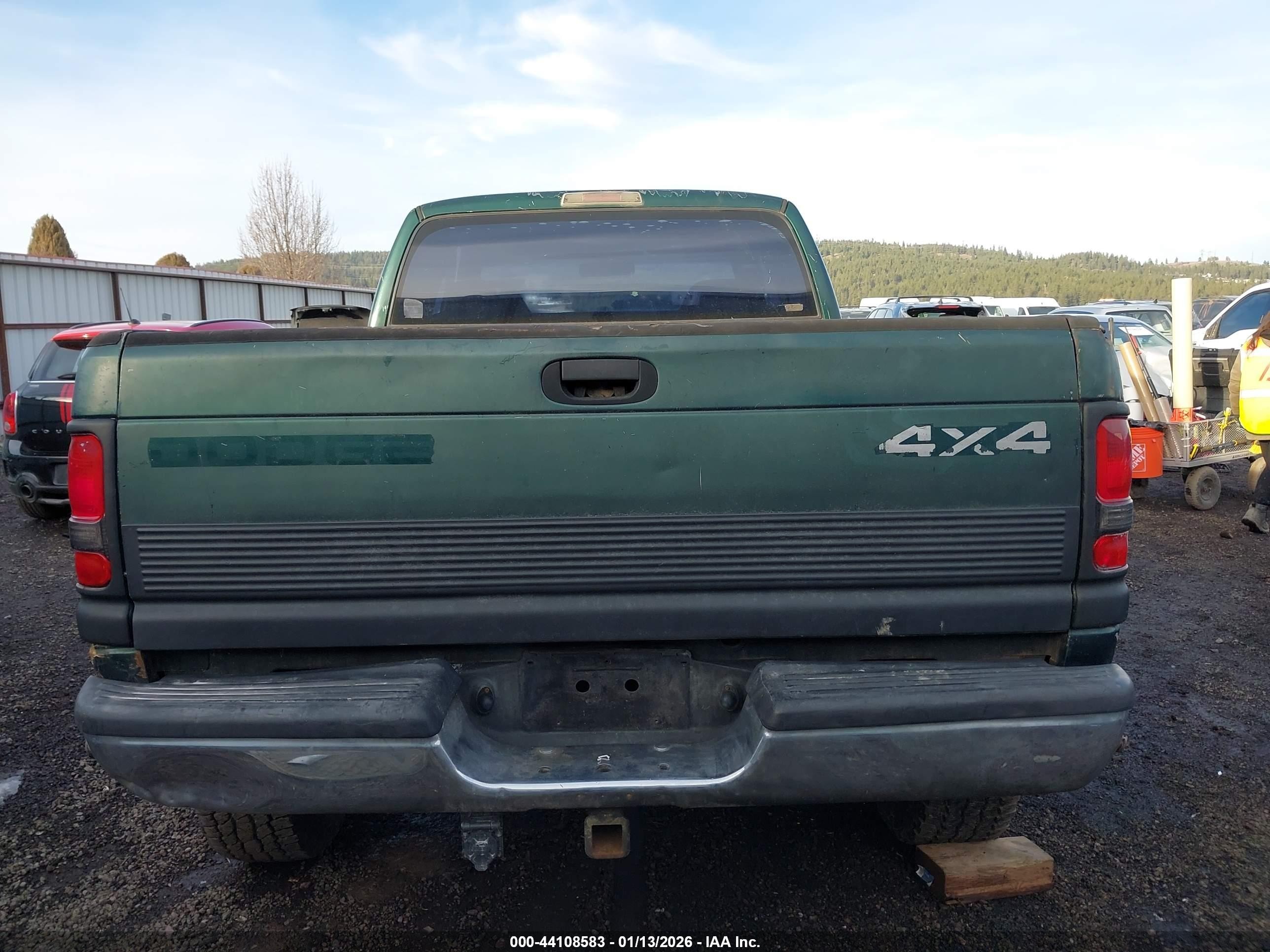 2000 Dodge Ram 2500 St Зеленый vin: 1B7KF2367YJ109905
