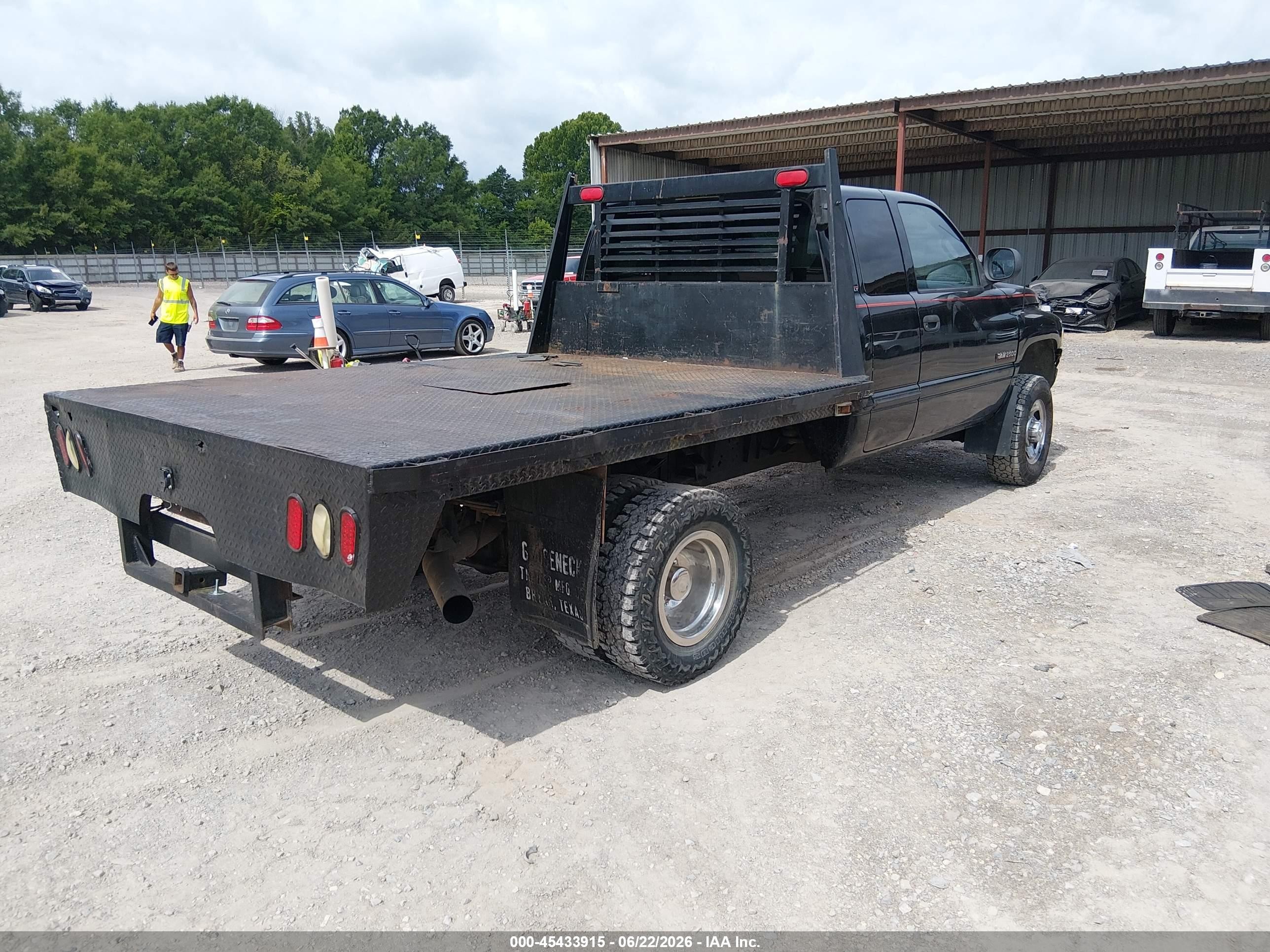 1998 Dodge Ram 2500 St Black vin: 1B7KF2368WJ219598