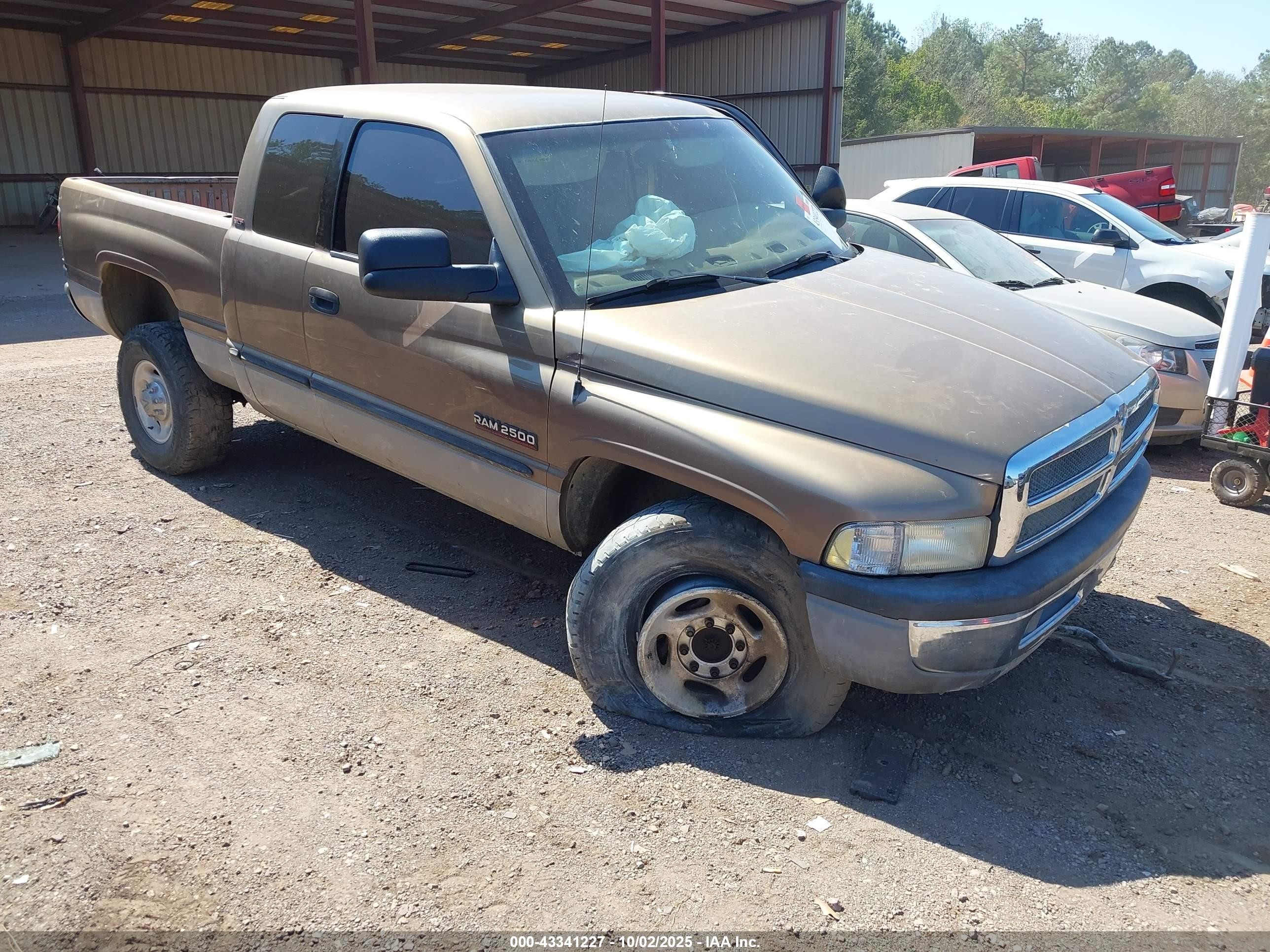 2000 Dodge Ram 2500 St Коричневый vin: 1B7KF236XYJ160489