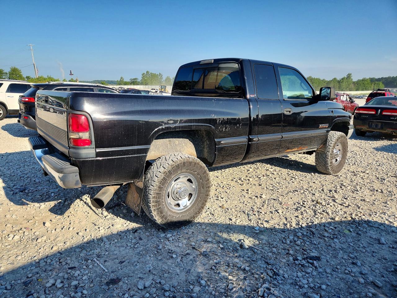 1998 Dodge Ram 2500 Black vin: 1B7KF23D1WJ151840