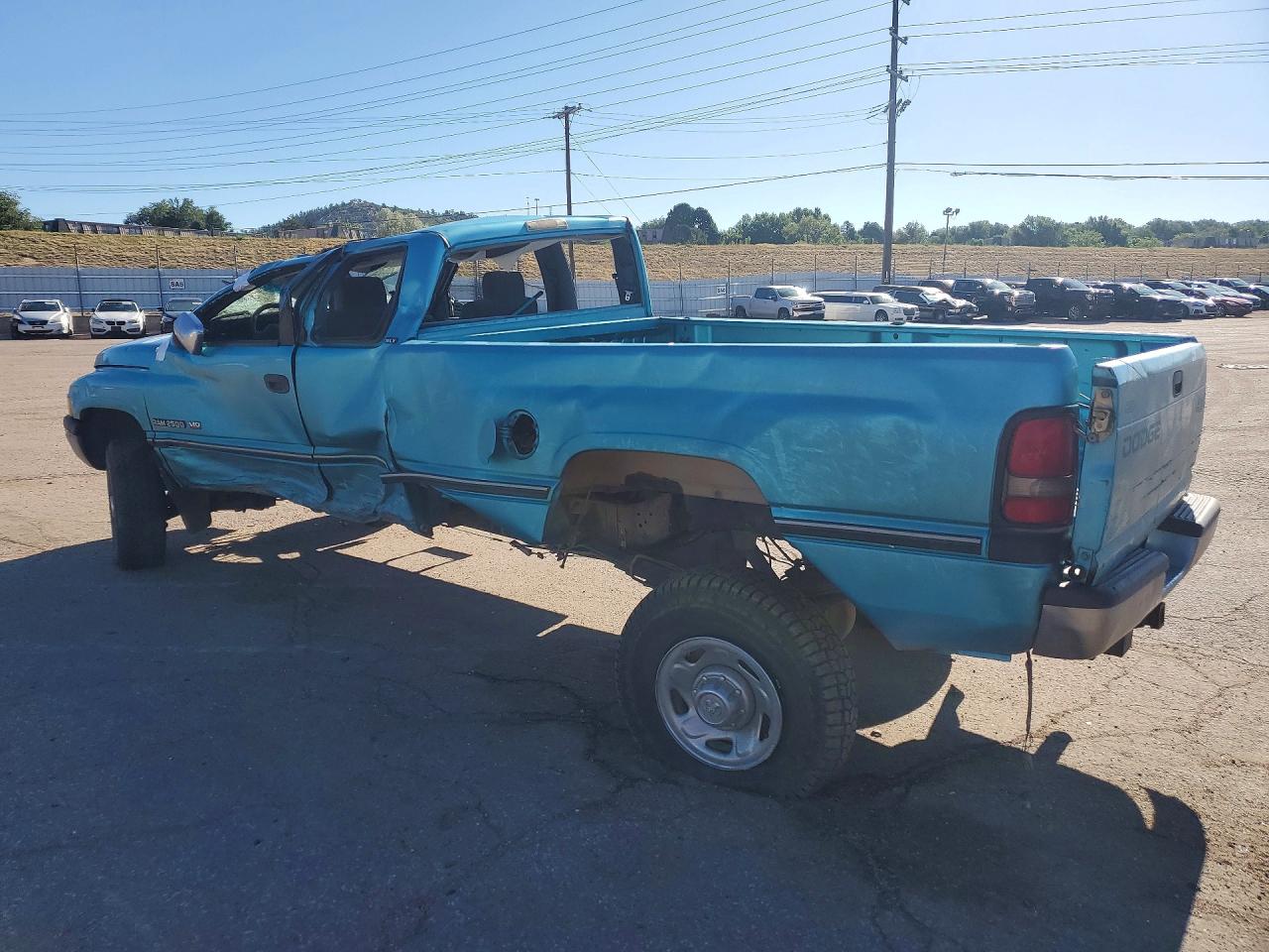 1996 Dodge Ram 2500 Green vin: 1B7KF23W6TJ138692