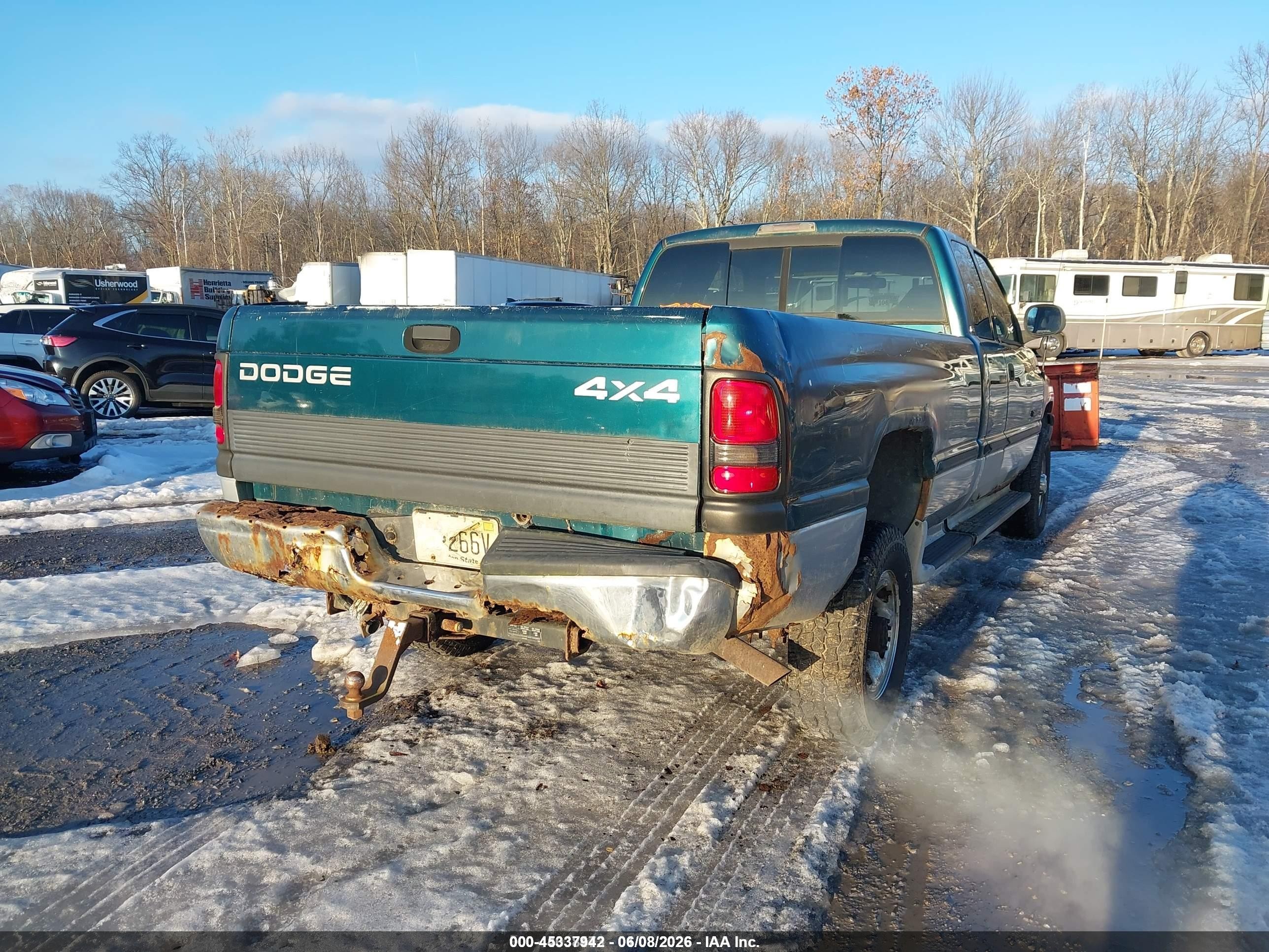 1998 Dodge Ram 2500   Green vin: 1B7KF23W8WJ224509