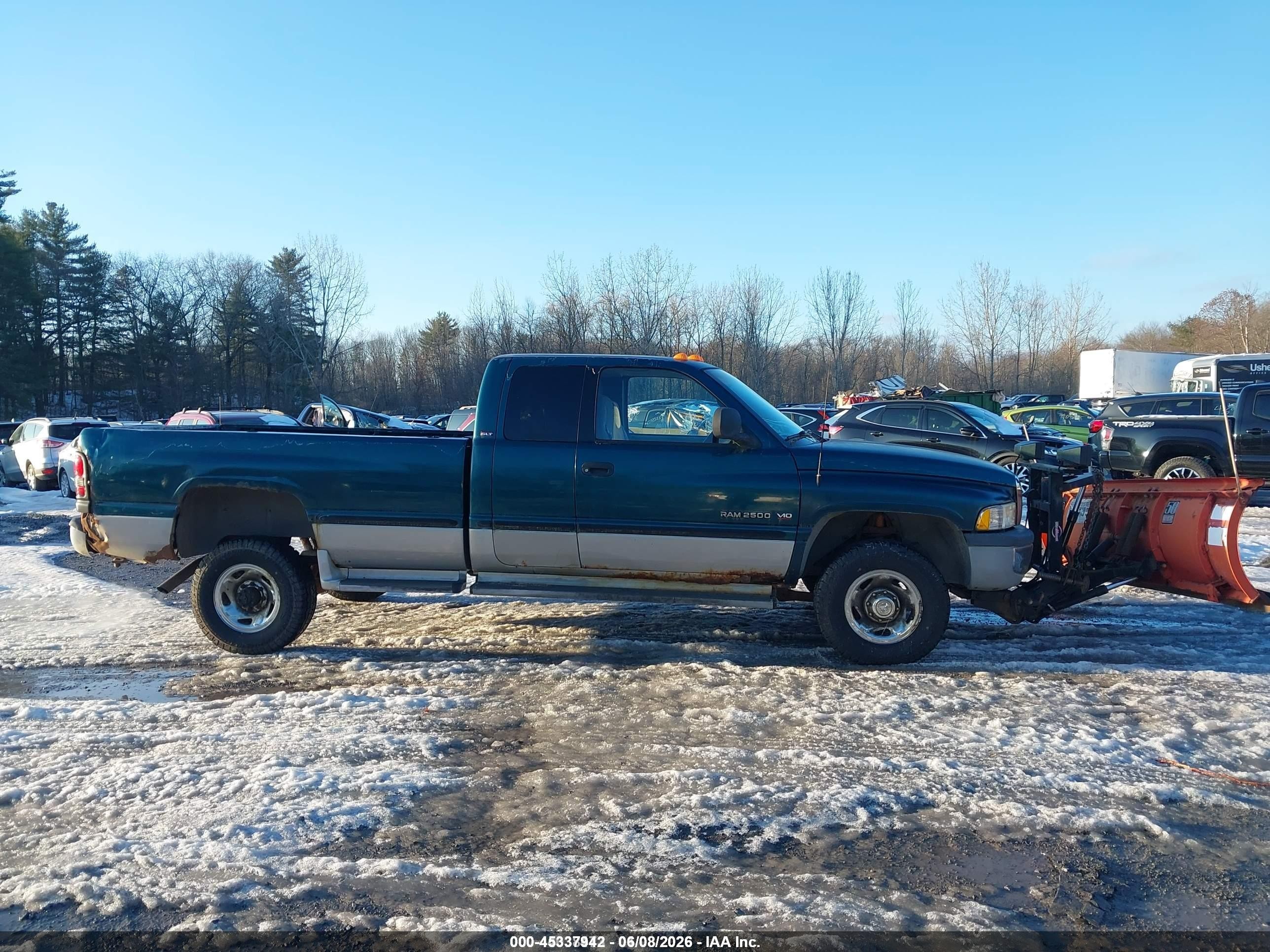 1998 Dodge Ram 2500   Green vin: 1B7KF23W8WJ224509