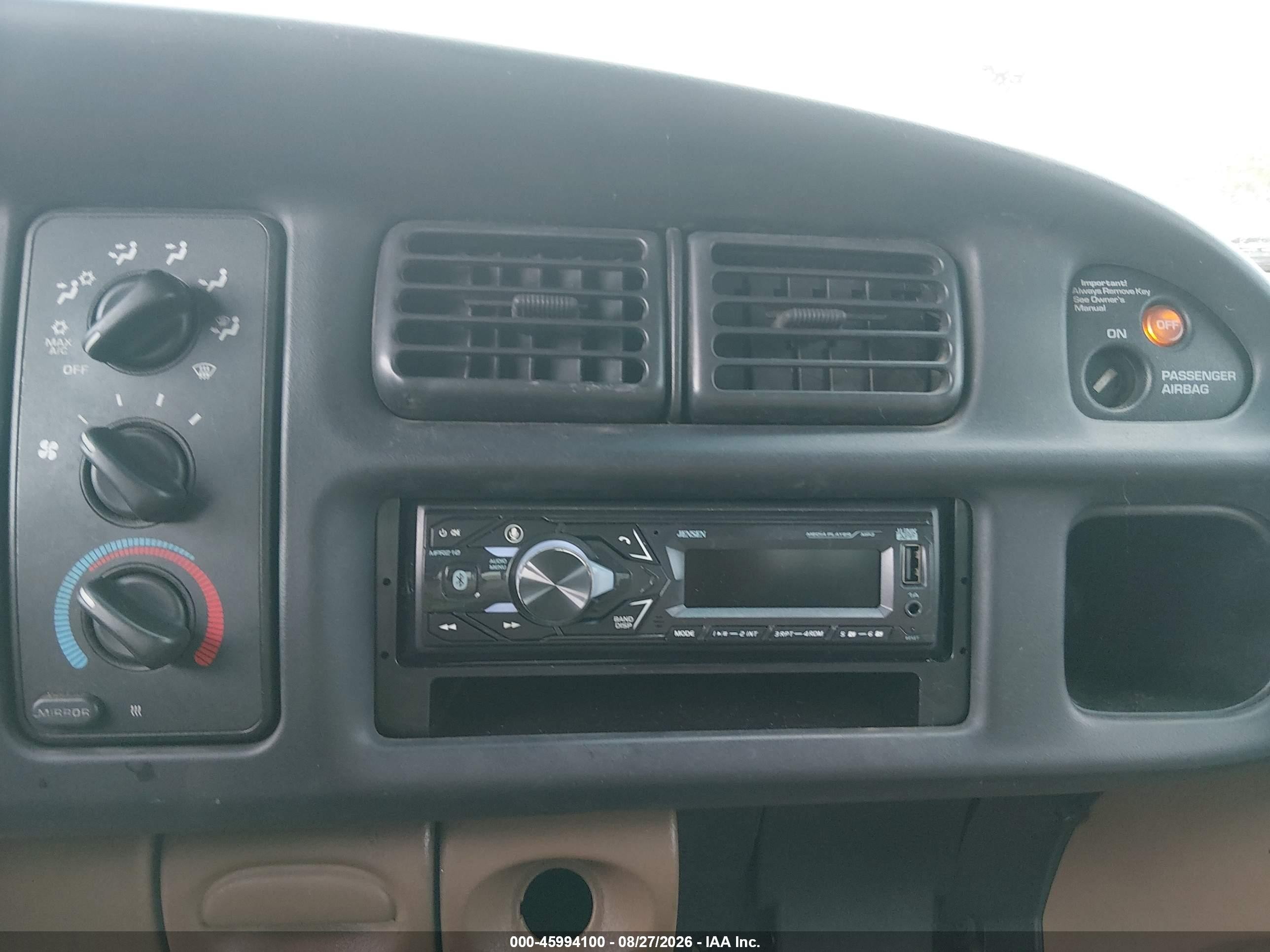 1999 Dodge Ram 2500 St Black vin: 1B7KF23Z0XJ632627