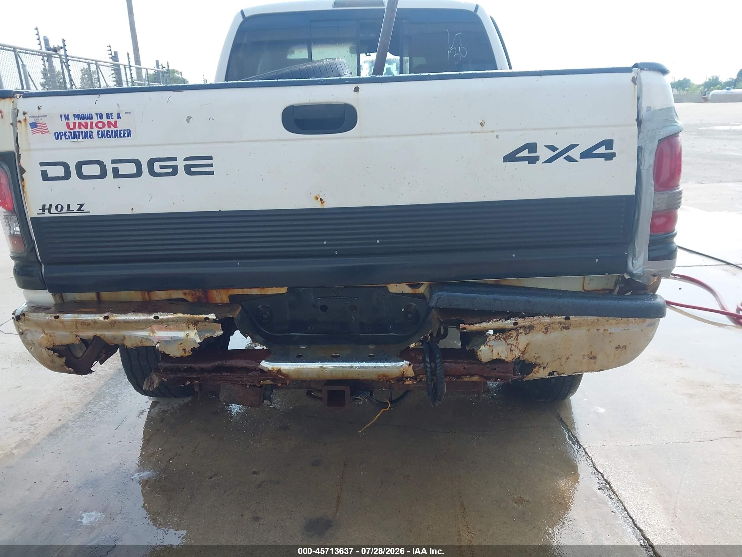 2000 Dodge Ram 2500 St Белый vin: 1B7KF23Z0YJ100764