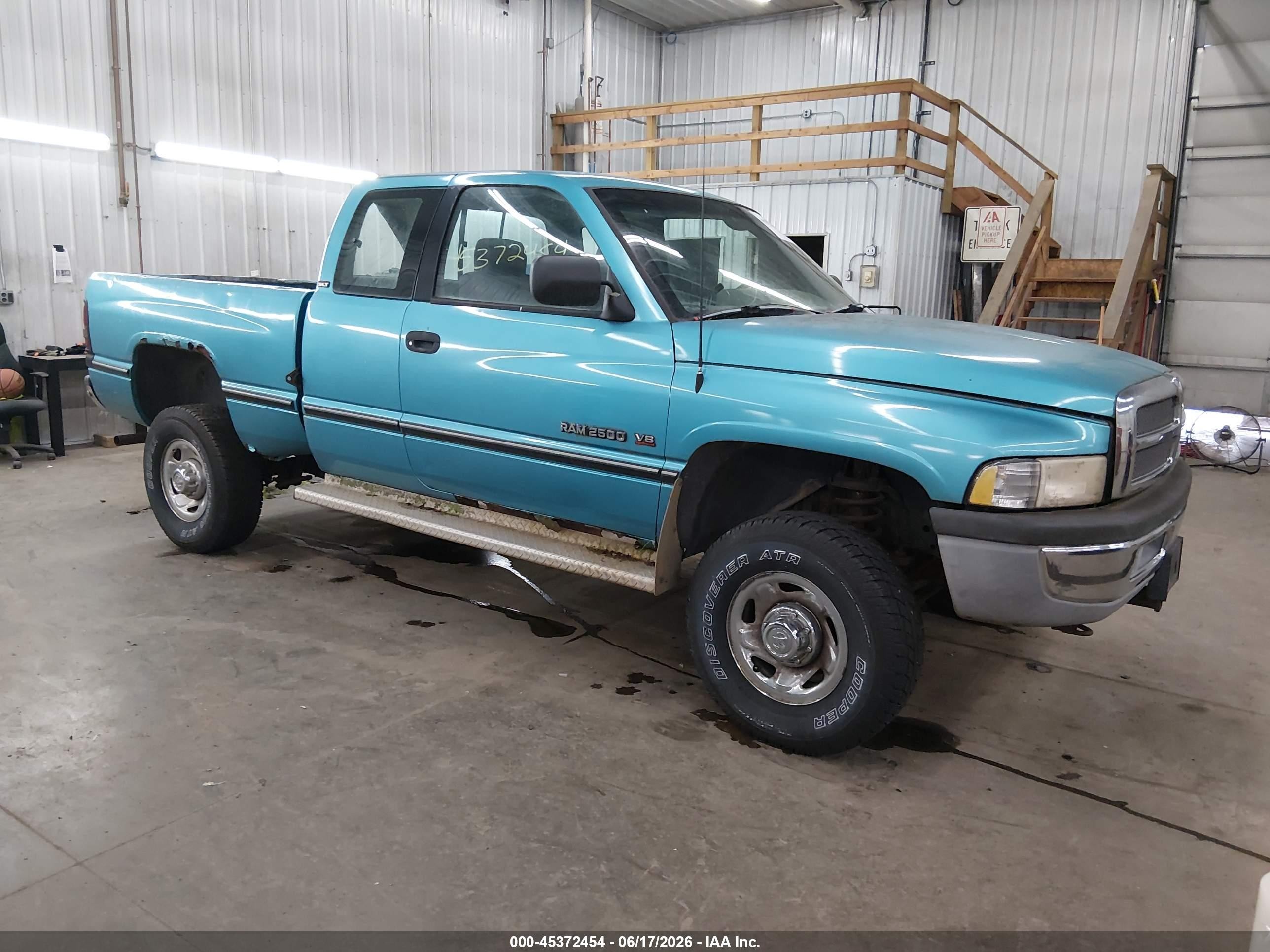 1996 Dodge Ram 2500   Light Blue vin: 1B7KF23Z2TJ177354