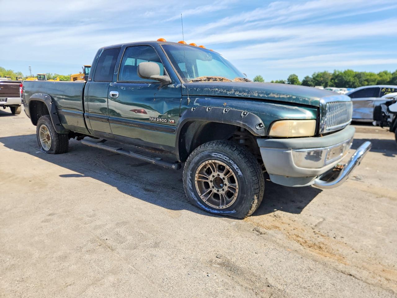 2002 Dodge Ram 2500 Green vin: 1B7KF23Z3YJ164197